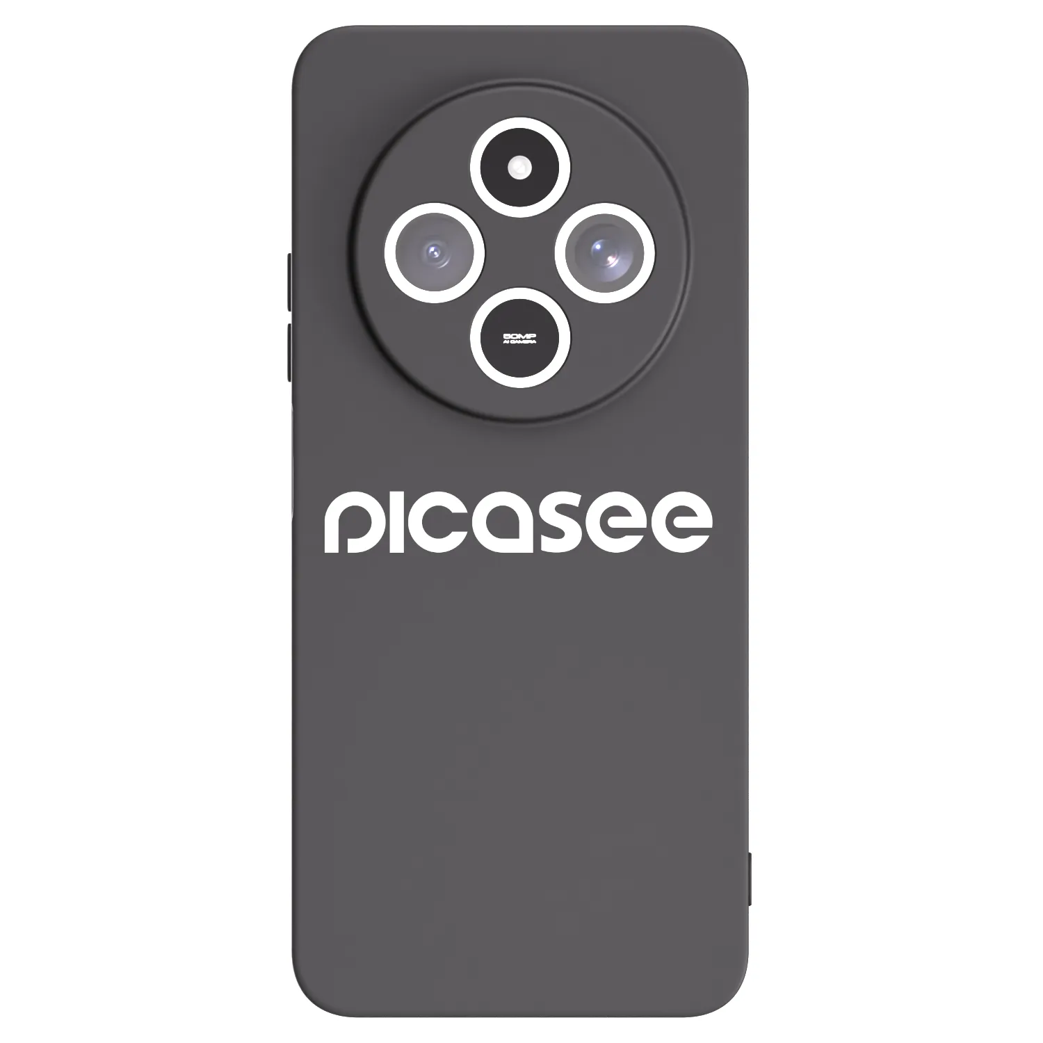 Picasee Μαύρη θήκη σιλικόνης για Xiaomi Redmi 14C - Picasee - new logo - white