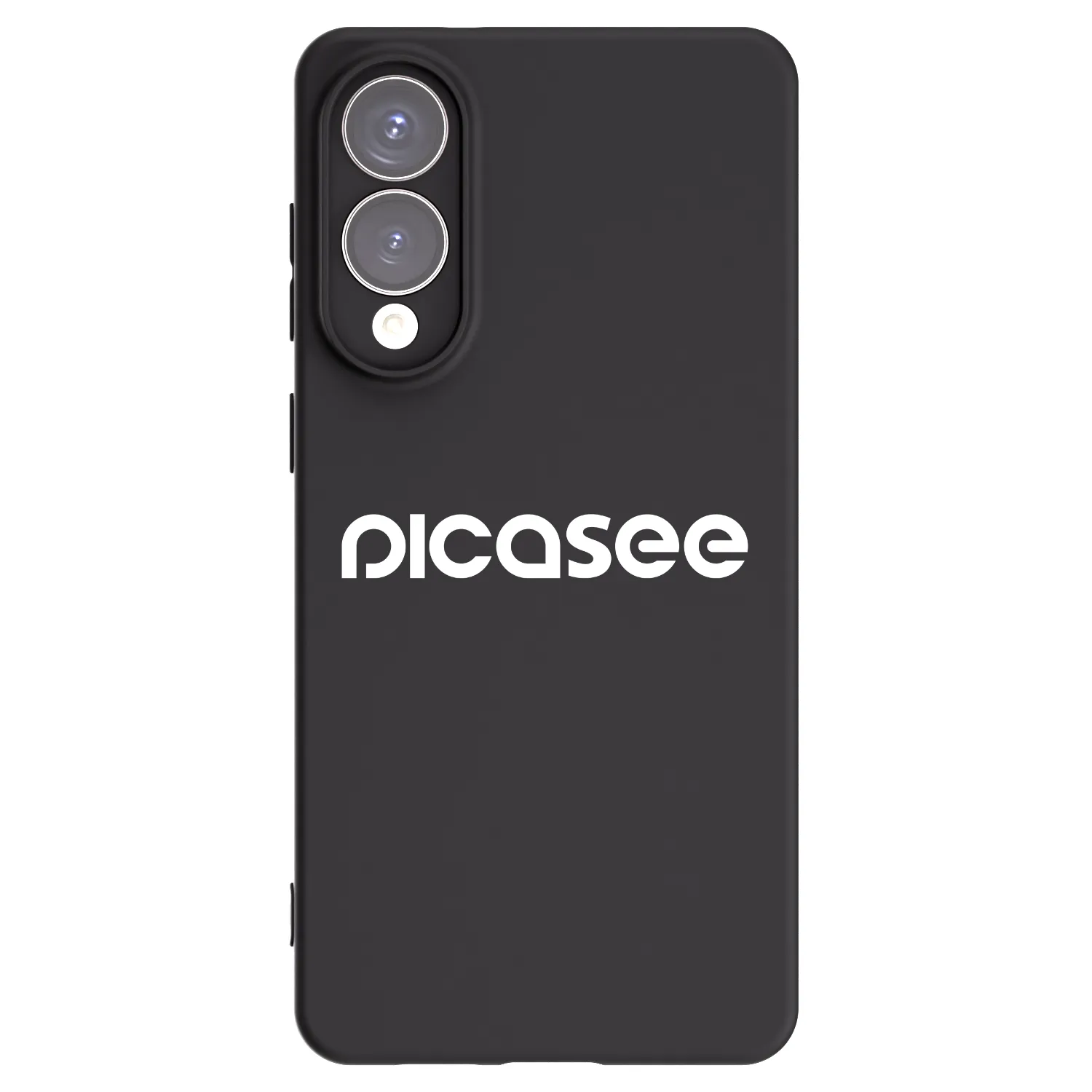 Picasee Μαύρη θήκη σιλικόνης για Samsung Galaxy S25 Edge 5G - Picasee - new logo - white