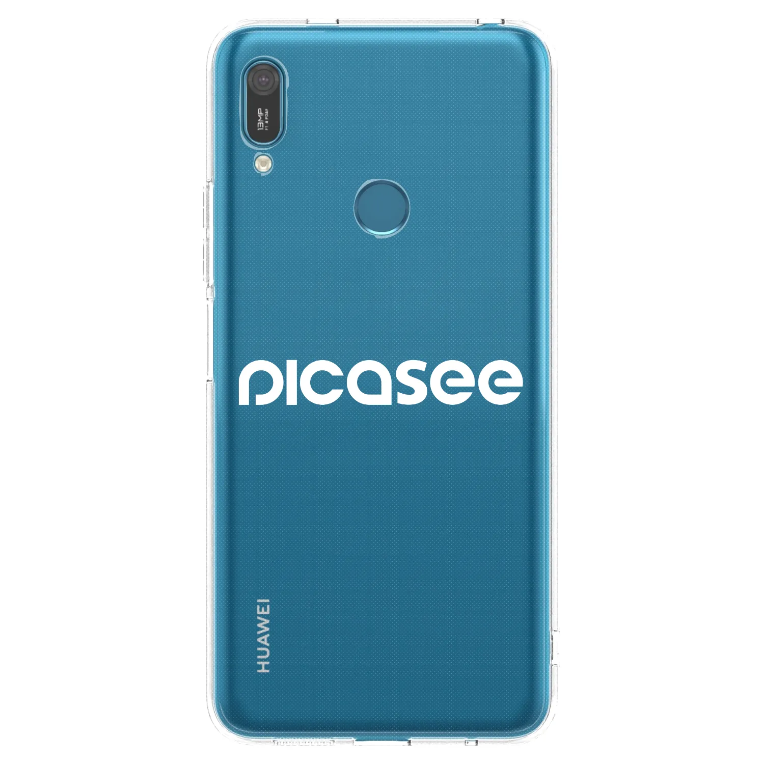 Picasee διαφανής θήκη σιλικόνης Huawei Y7 2019 - Picasee - new logo - white