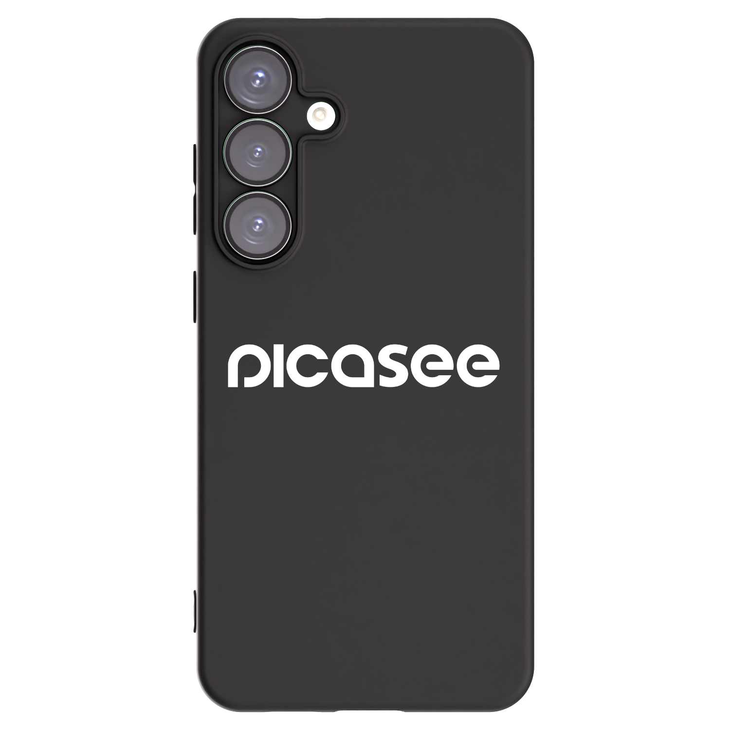 Picasee Μαύρη θήκη σιλικόνης για Samsung Galaxy S25+ 5G - Picasee - new logo - white