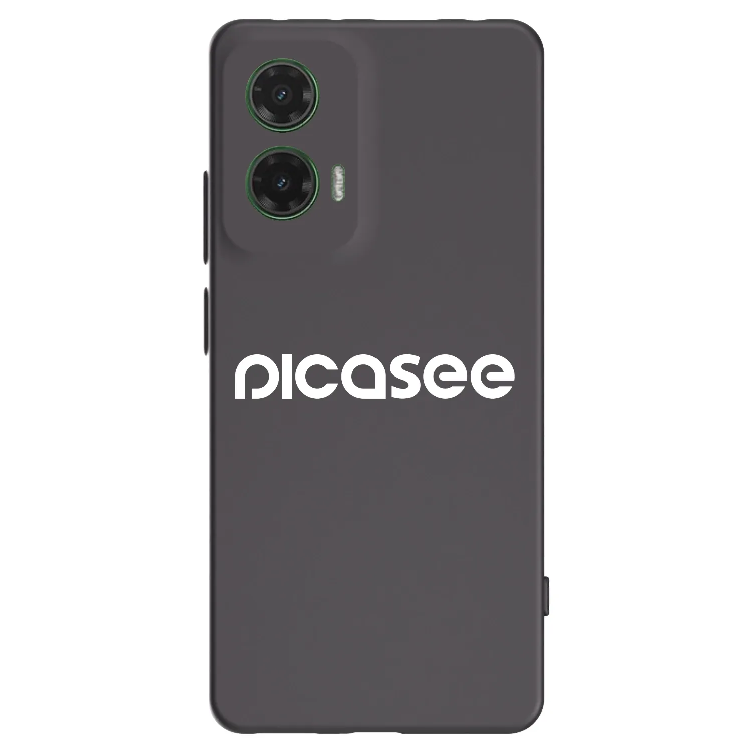 Picasee Μαύρη θήκη σιλικόνης για Motorola Moto G35 5G - Picasee - new logo - white