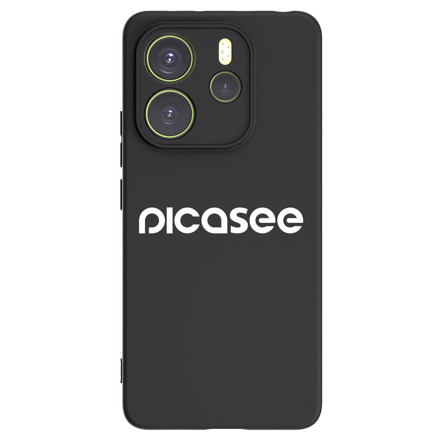 Picasee Μαύρη θήκη σιλικόνης για Xiaomi Redmi Note 14 4G - Picasee - new logo - white