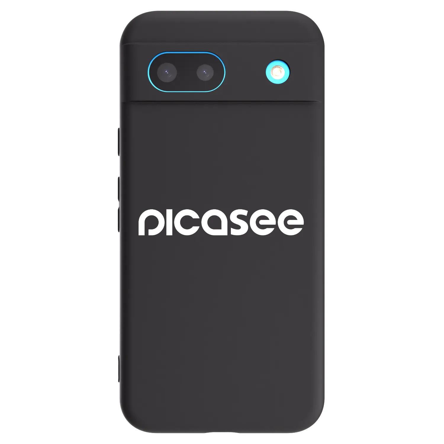 Picasee Μαύρη θήκη σιλικόνης για Google Pixel 8a - Picasee - new logo - white