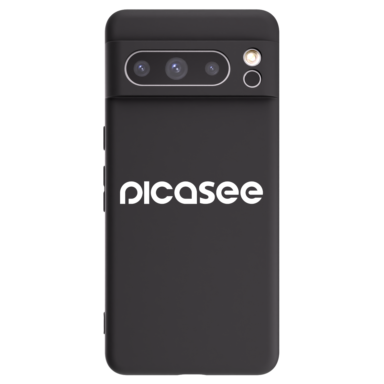 Picasee Μαύρη θήκη σιλικόνης για Google Pixel 8 Pro - Picasee - new logo - white
