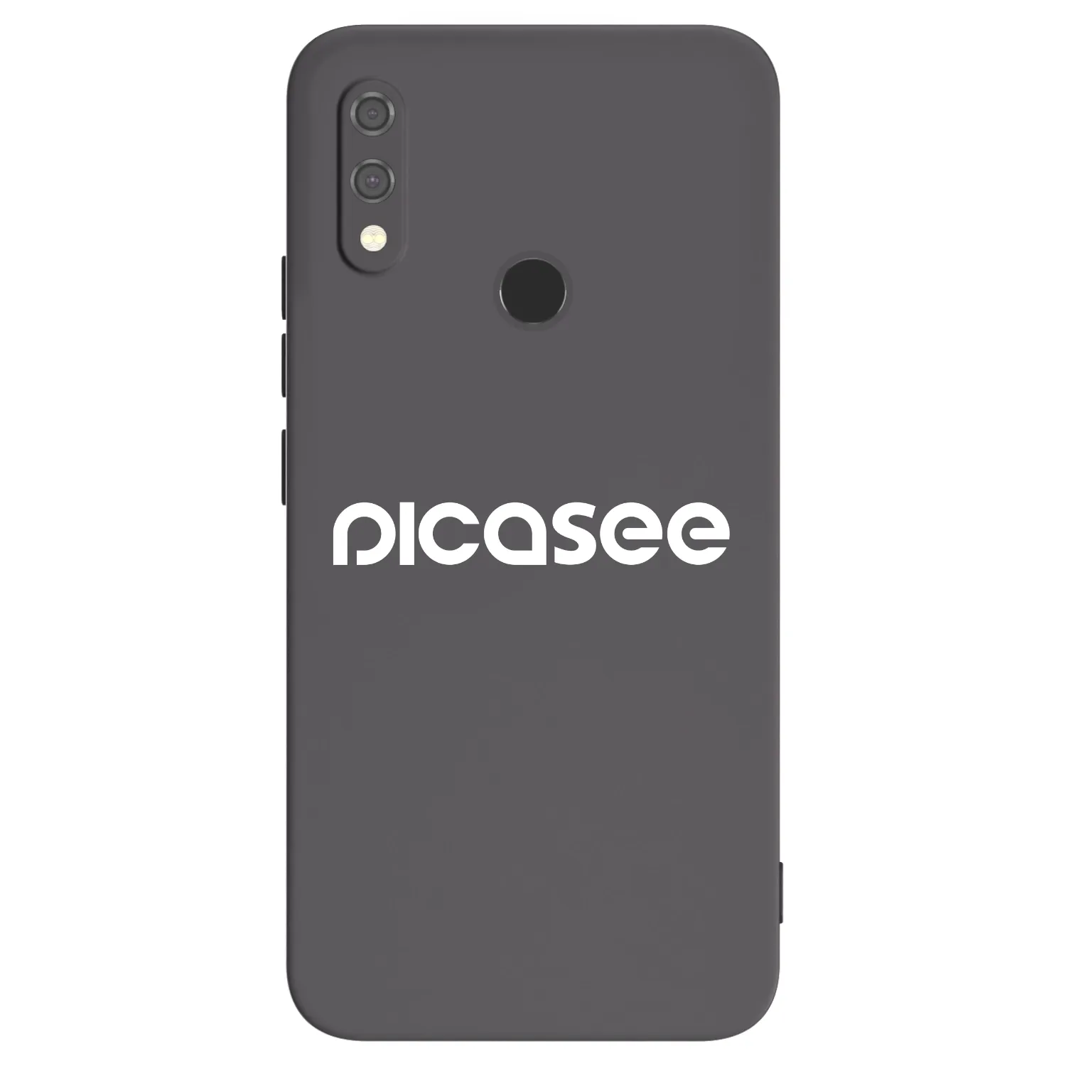 Picasee Μαύρη θήκη σιλικόνης για Xiaomi Redmi Note 7 - Picasee - new logo - white