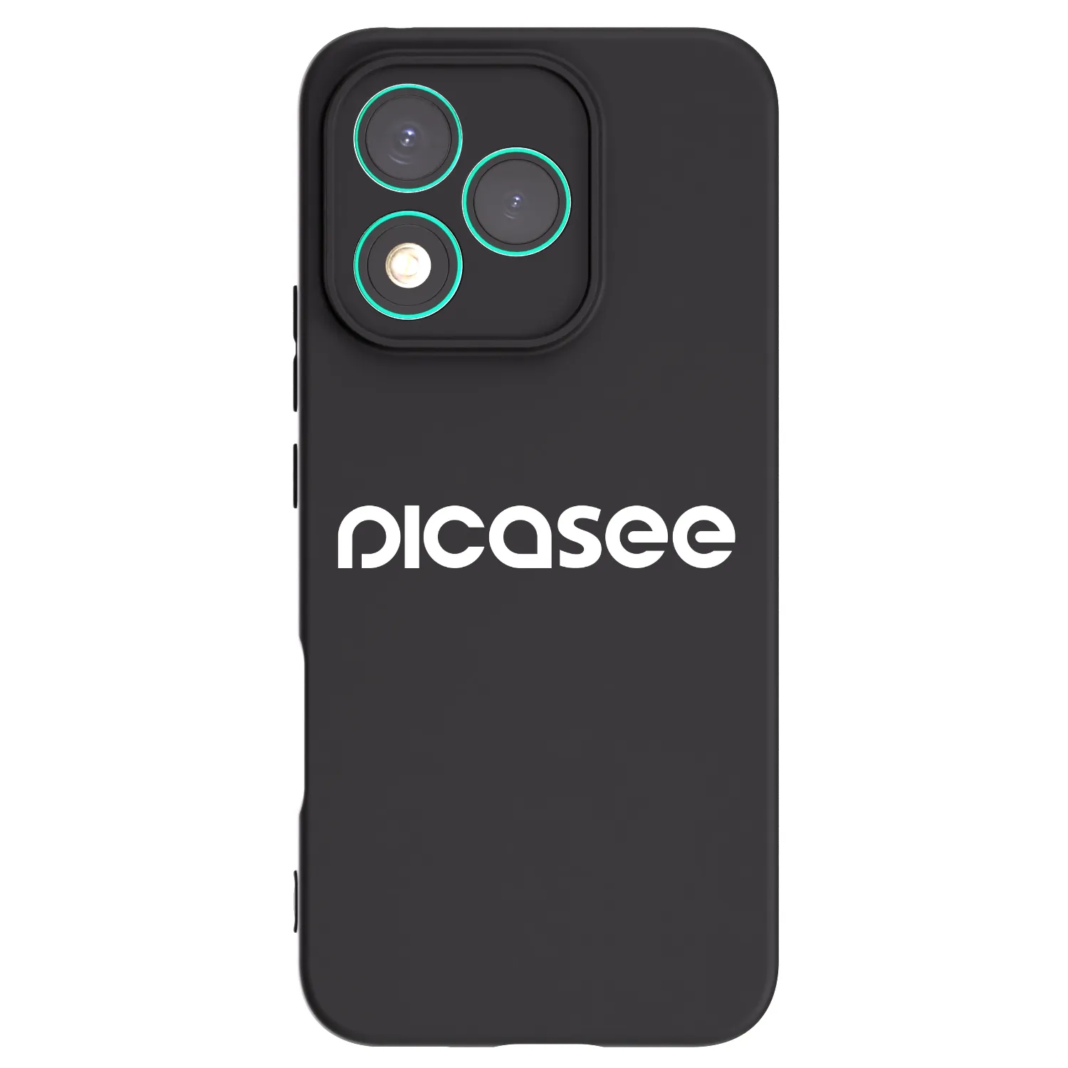 Picasee Μαύρη θήκη σιλικόνης για Honor 400 Lite 5G - Picasee - new logo - white
