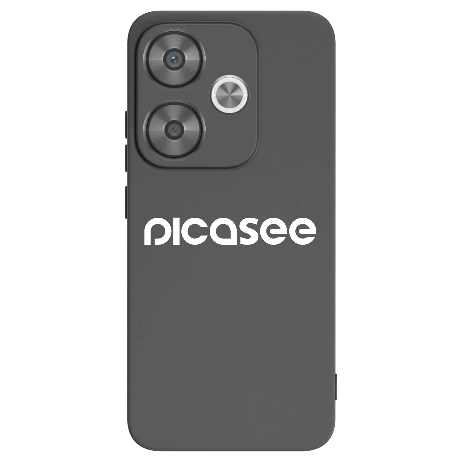 Picasee Μαύρη θήκη σιλικόνης για Xiaomi Poco F6 - Picasee - new logo - white