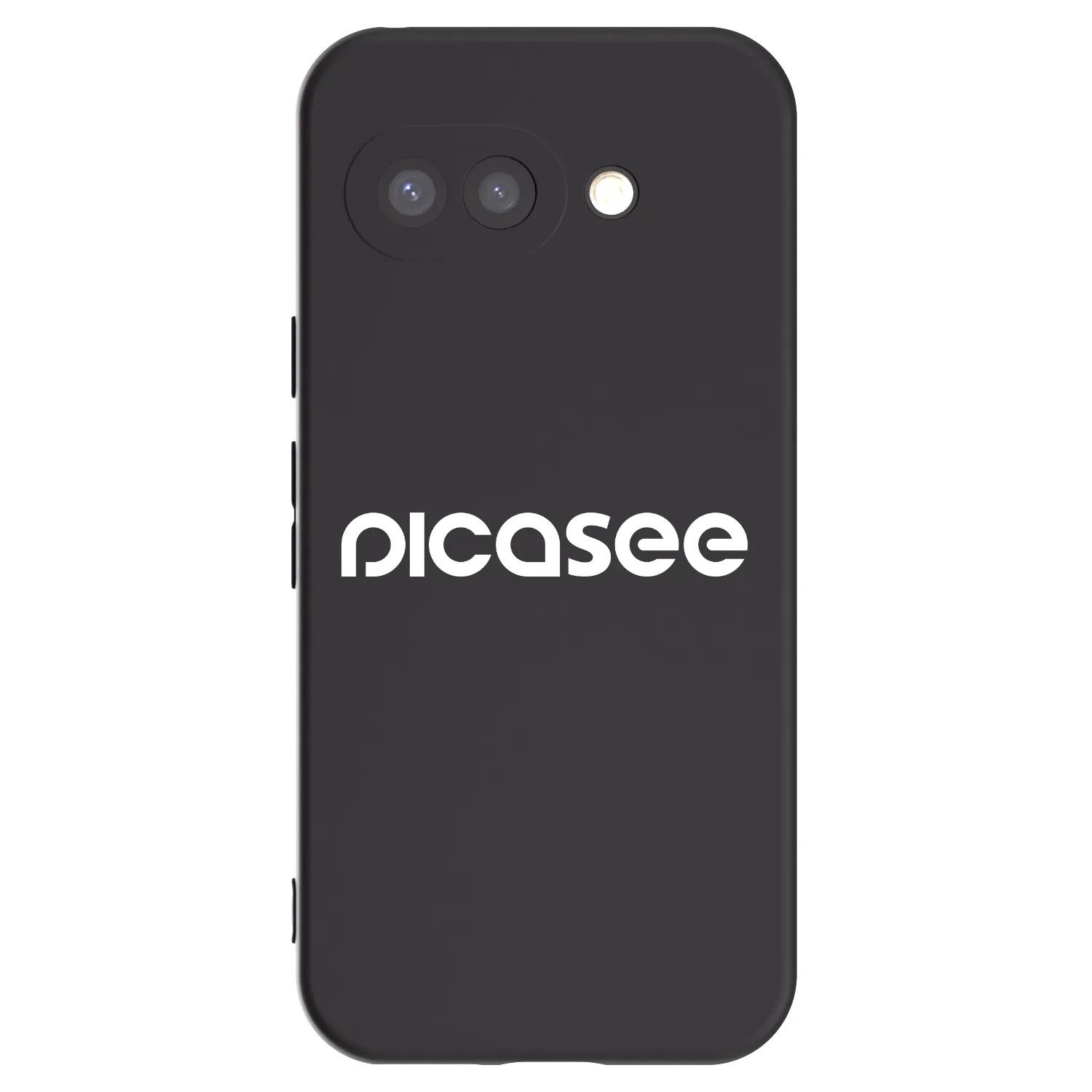 Picasee Μαύρη θήκη σιλικόνης για Google Pixel 9a - Picasee - new logo - white