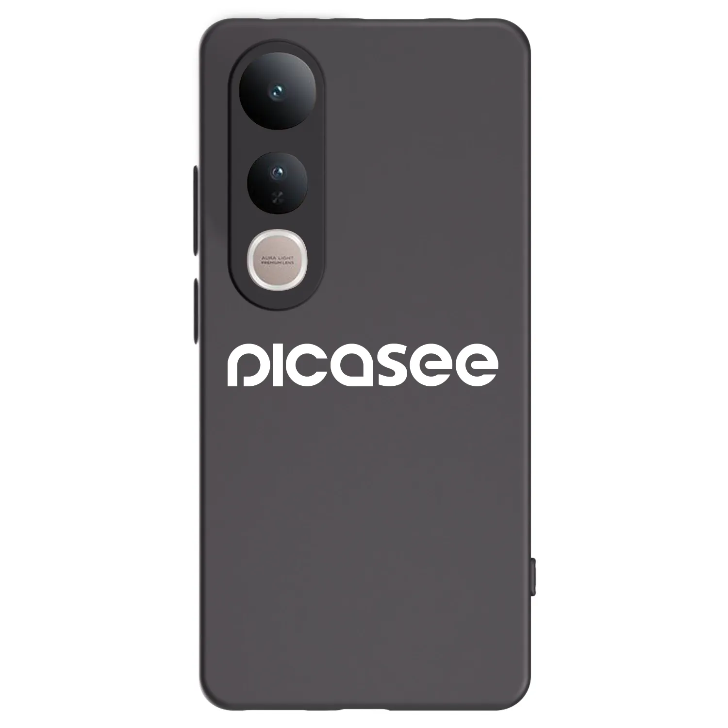 Picasee Μαύρη θήκη σιλικόνης για Vivo V50 Lite 5G - Picasee - new logo - white