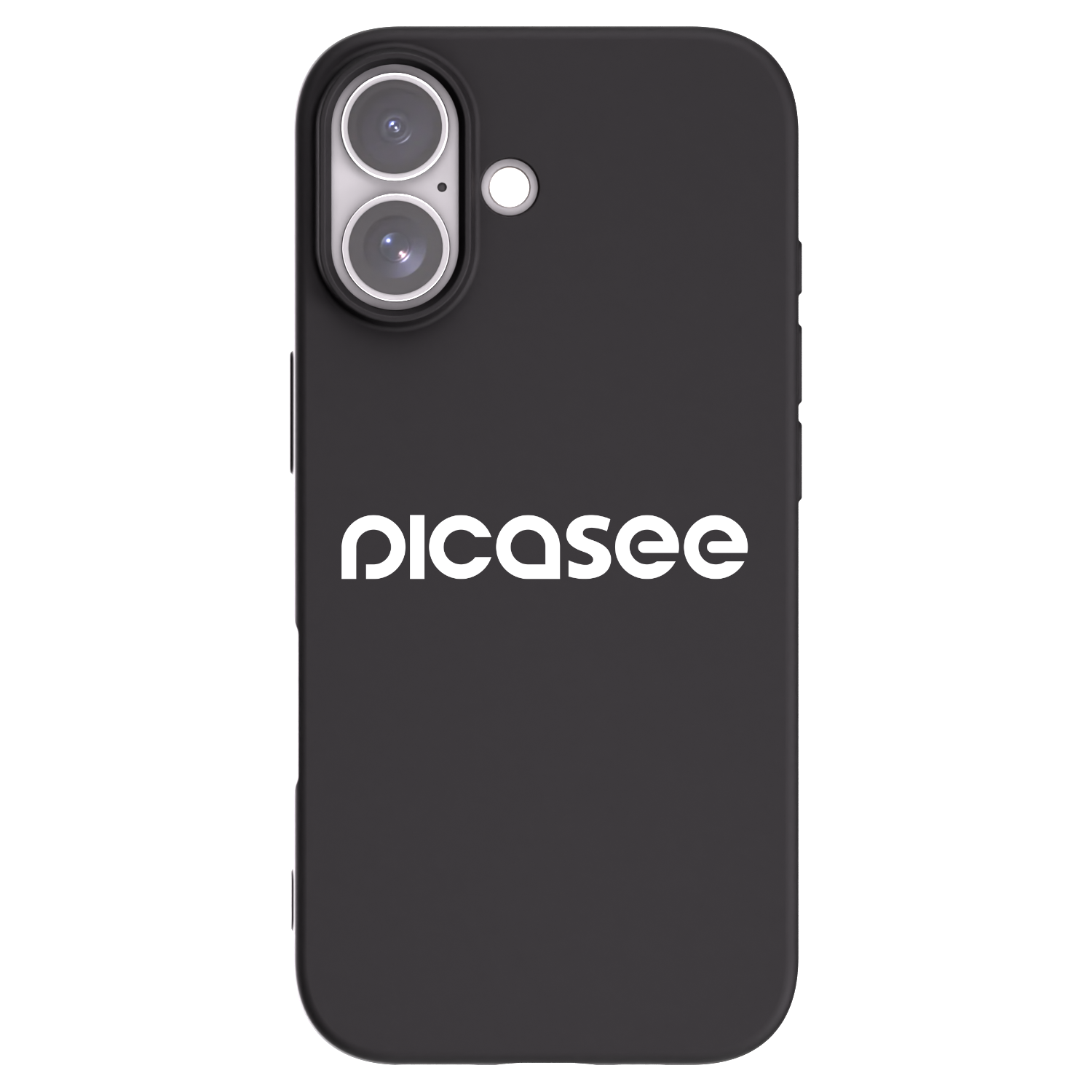 Picasee Μαύρη θήκη σιλικόνης για Apple iPhone 17 - Picasee - new logo - white