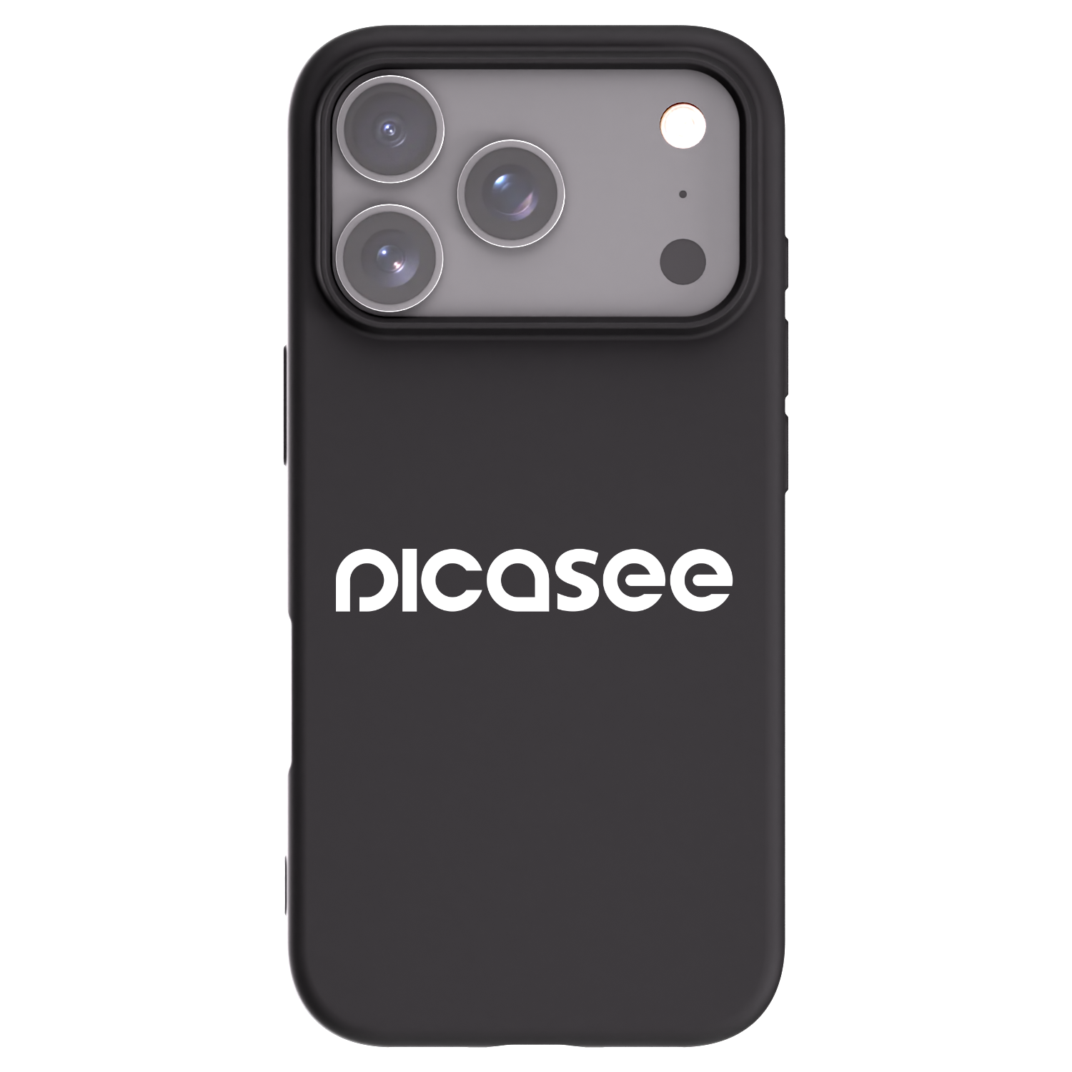 Picasee Μαύρη θήκη σιλικόνης για Apple iPhone 17 Pro - Picasee - new logo - white