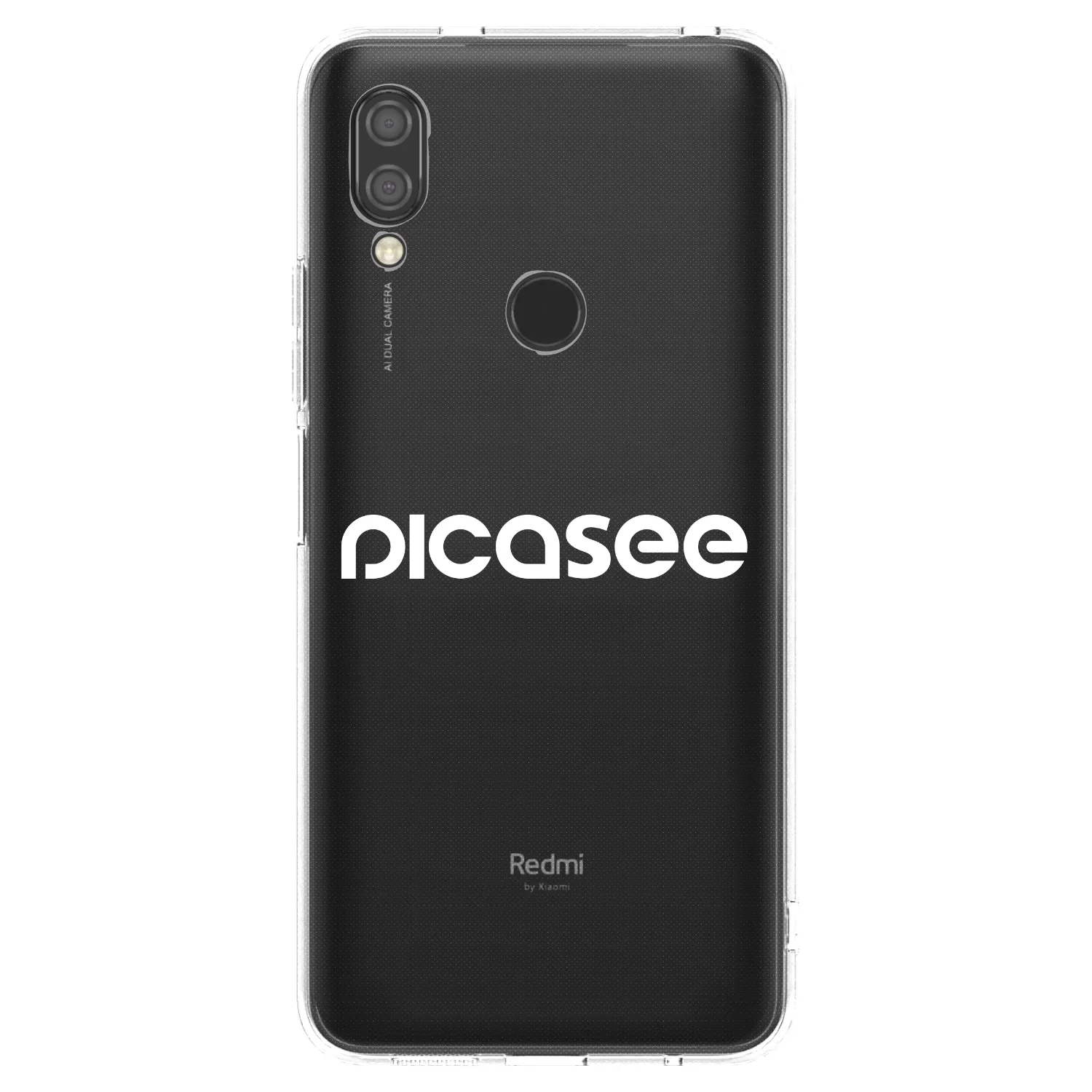 Picasee διαφανής θήκη σιλικόνης Xiaomi Redmi 7 - Picasee - new logo - white