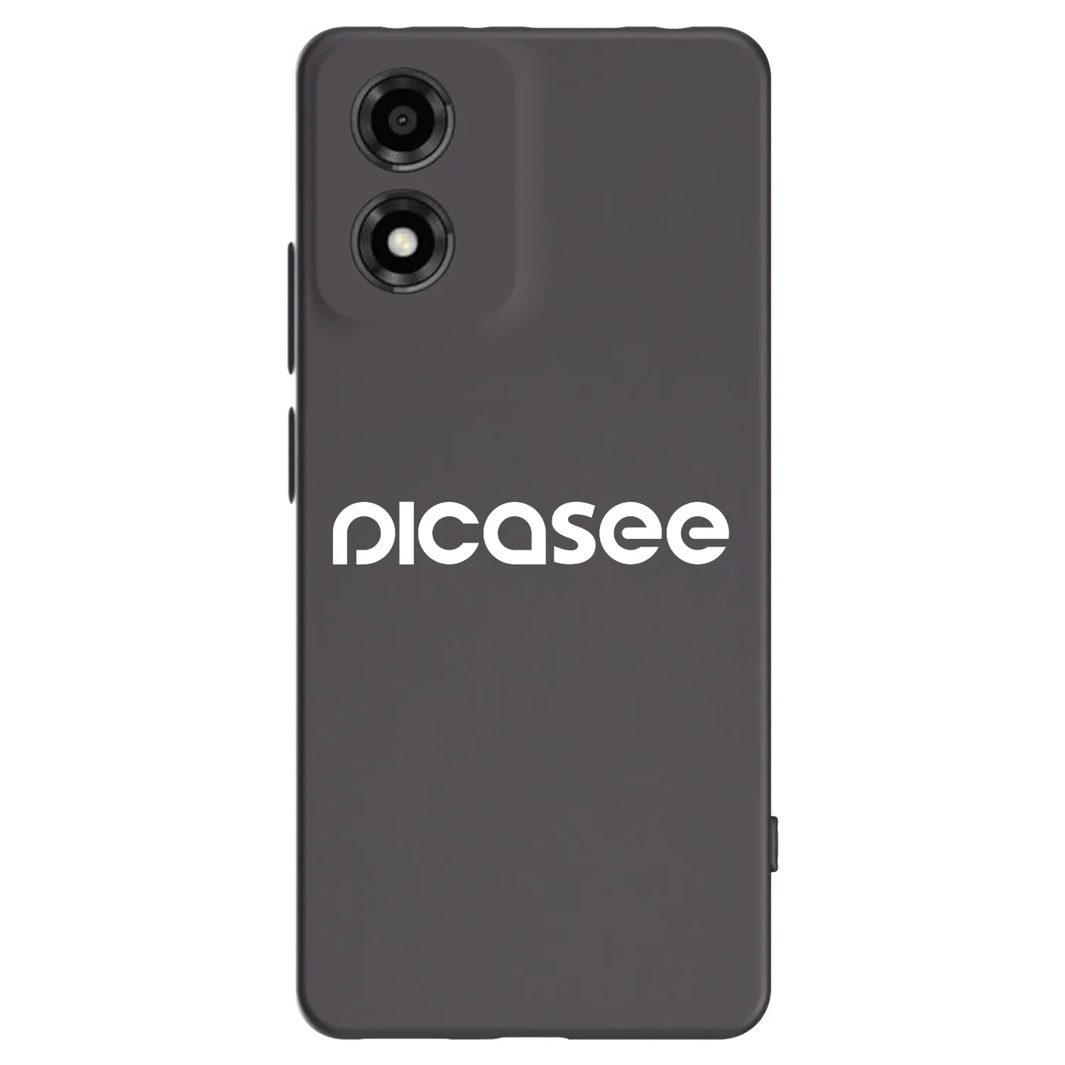 Picasee Μαύρη θήκη σιλικόνης για Motorola Moto E14 - Picasee - new logo - white