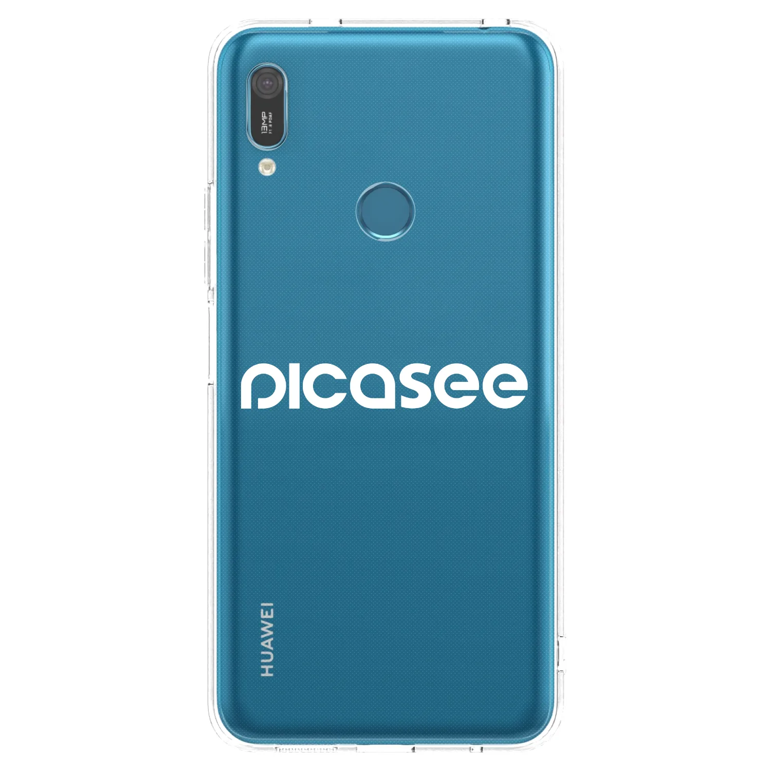 Picasee διαφανής θήκη σιλικόνης Huawei Y6 2019 - Picasee - new logo - white