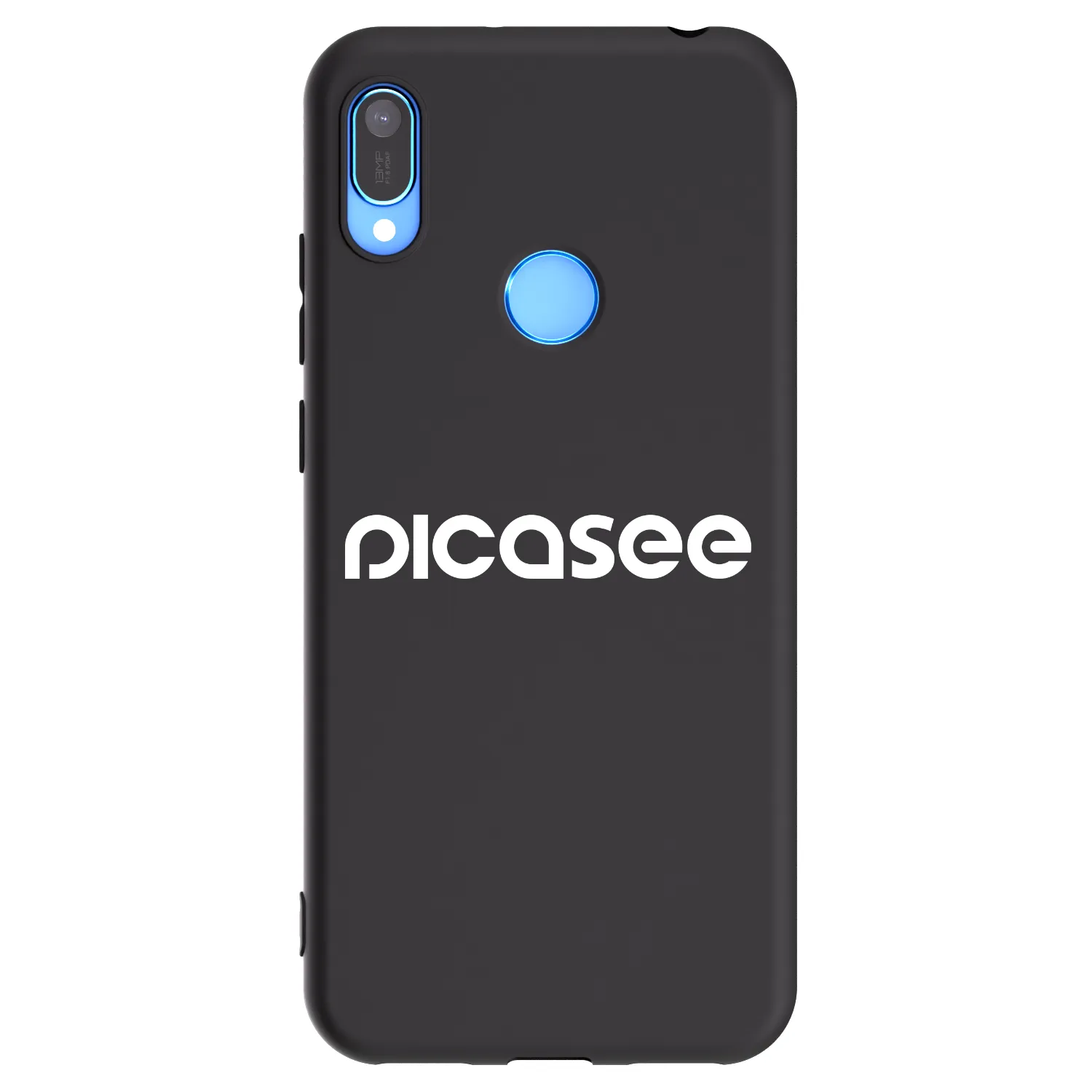 Picasee Μαύρη θήκη σιλικόνης για Huawei Y6 2019 - Picasee - new logo - white