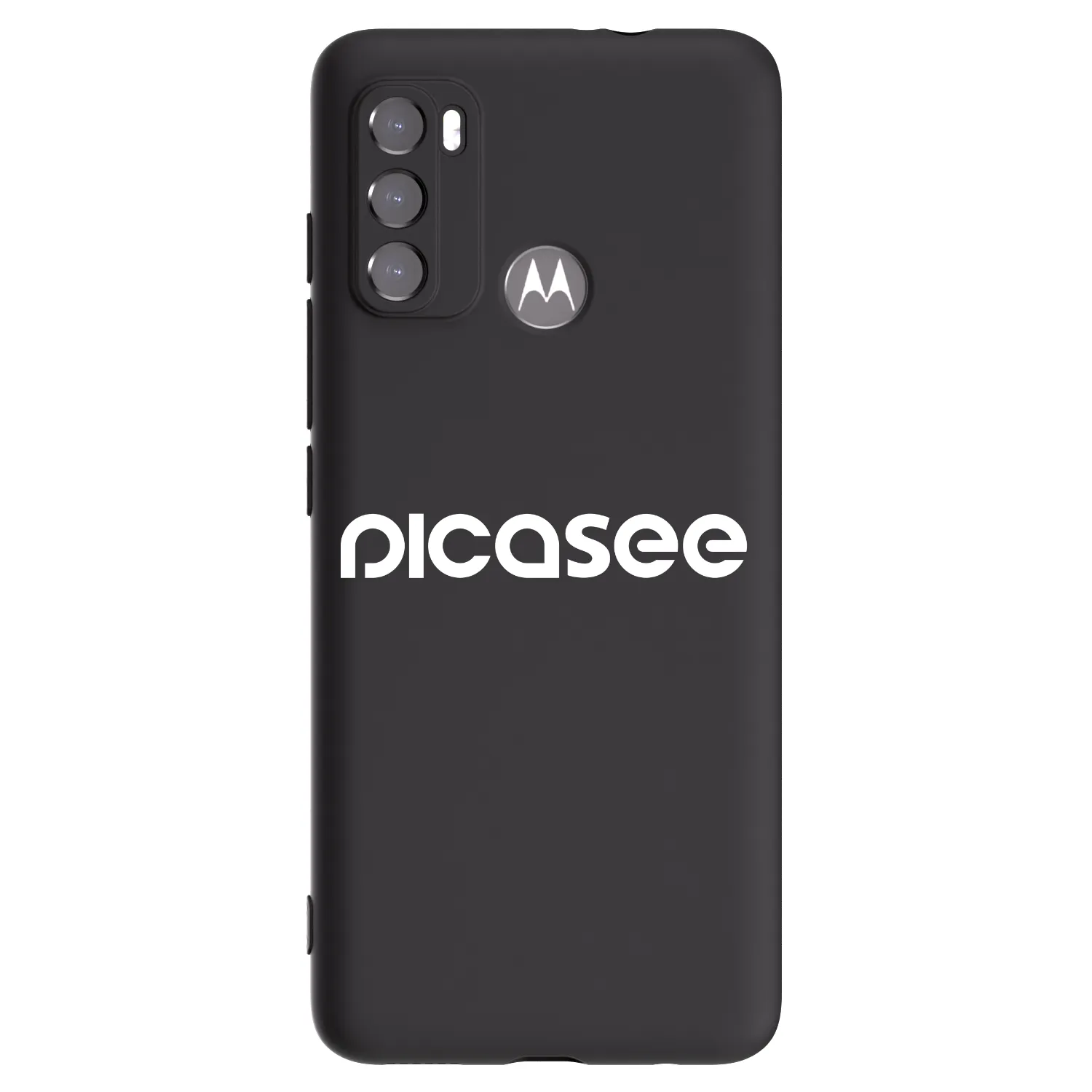 Picasee Μαύρη θήκη σιλικόνης για Motorola Edge 60 5G - Picasee - new logo - white