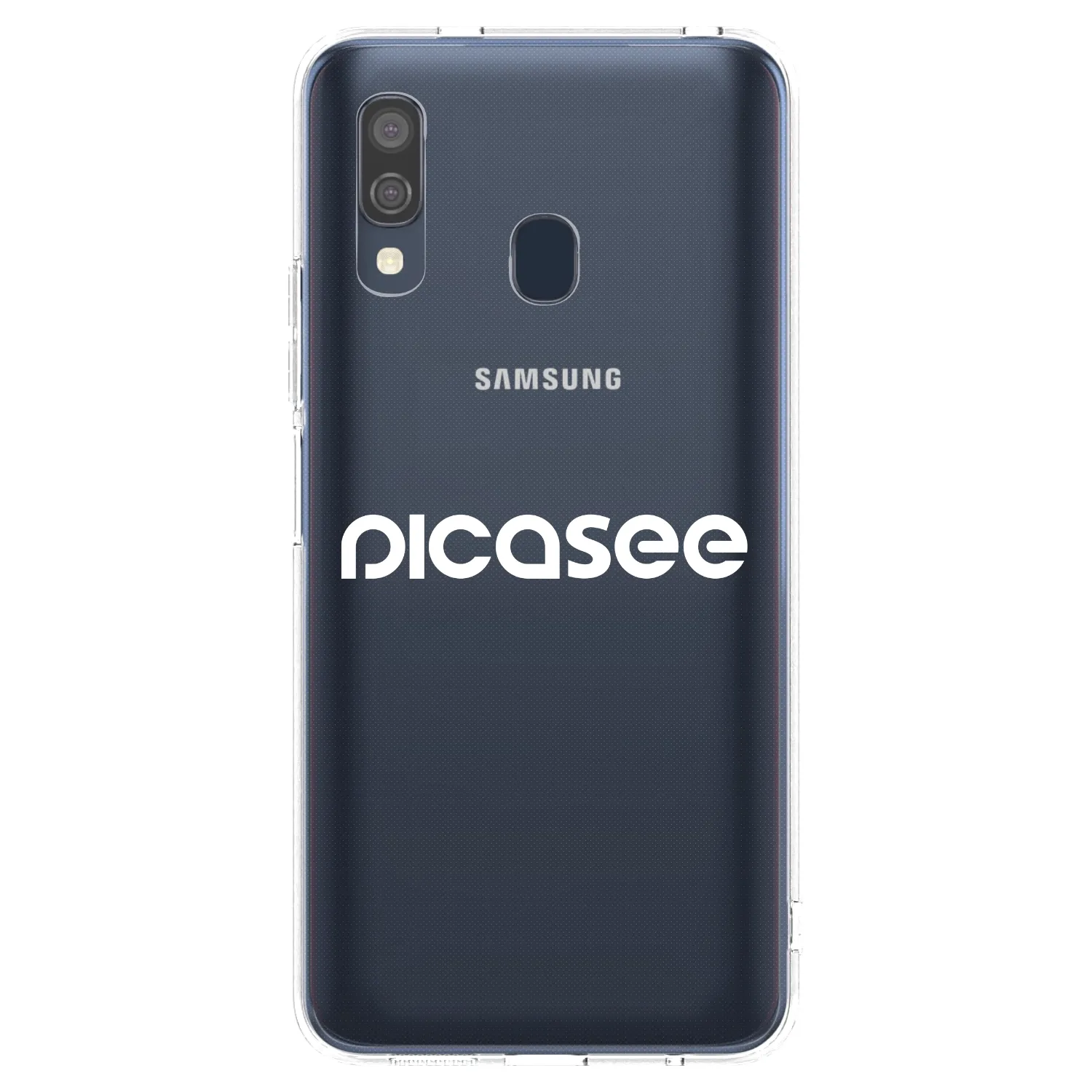 Picasee διαφανής θήκη σιλικόνης Samsung Galaxy A40 A405F - Picasee - new logo - white