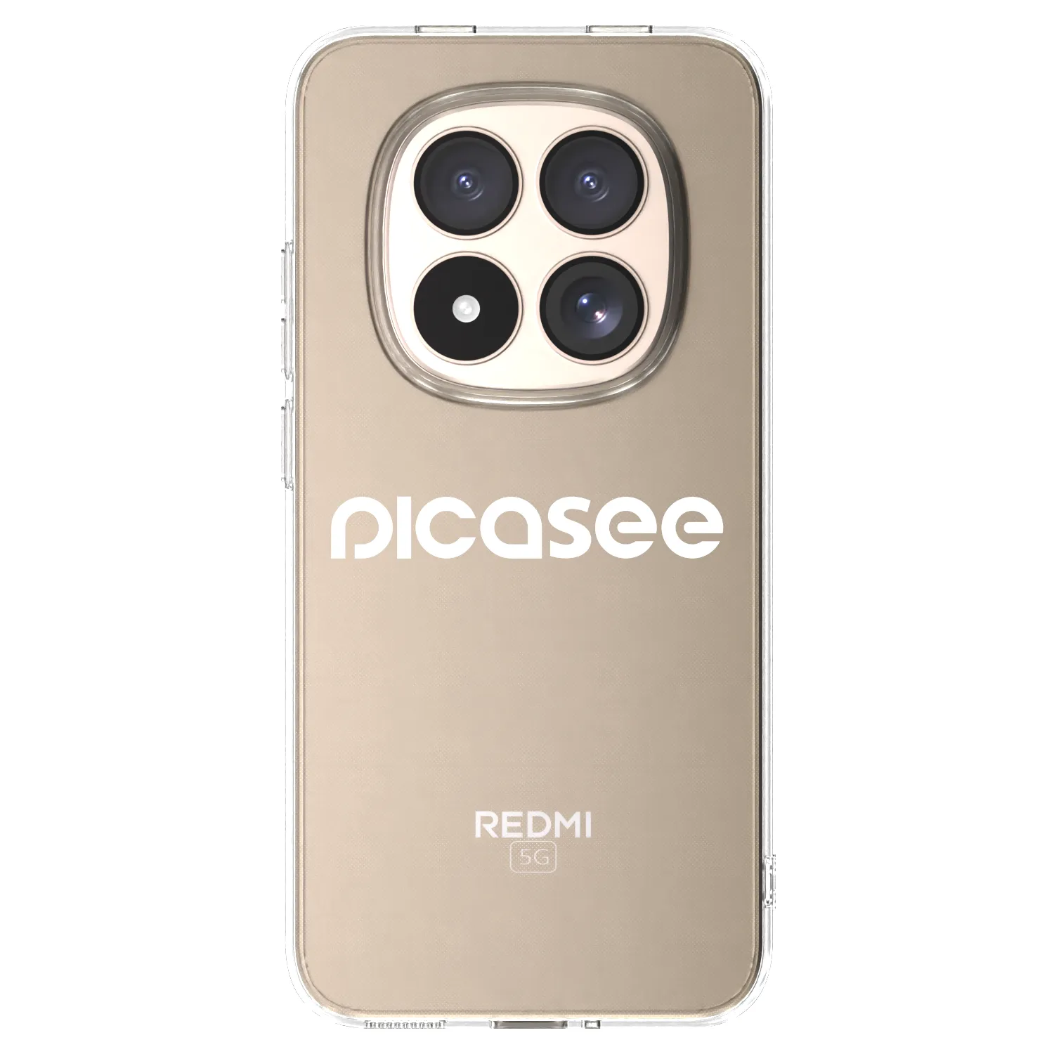 Picasee διαφανής θήκη σιλικόνης Xiaomi Redmi Note 15 Pro 4G - Picasee - new logo - white