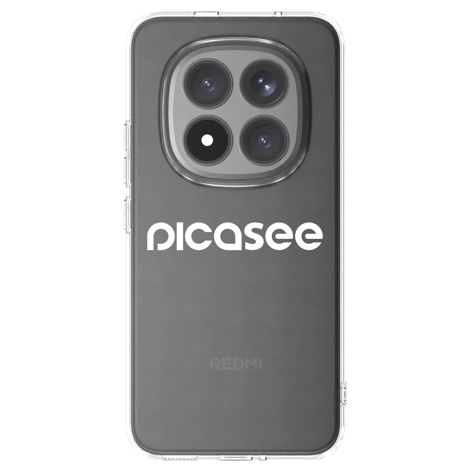 Picasee διαφανής θήκη σιλικόνης Xiaomi Redmi Note 15 Pro+ - Picasee - new logo - white