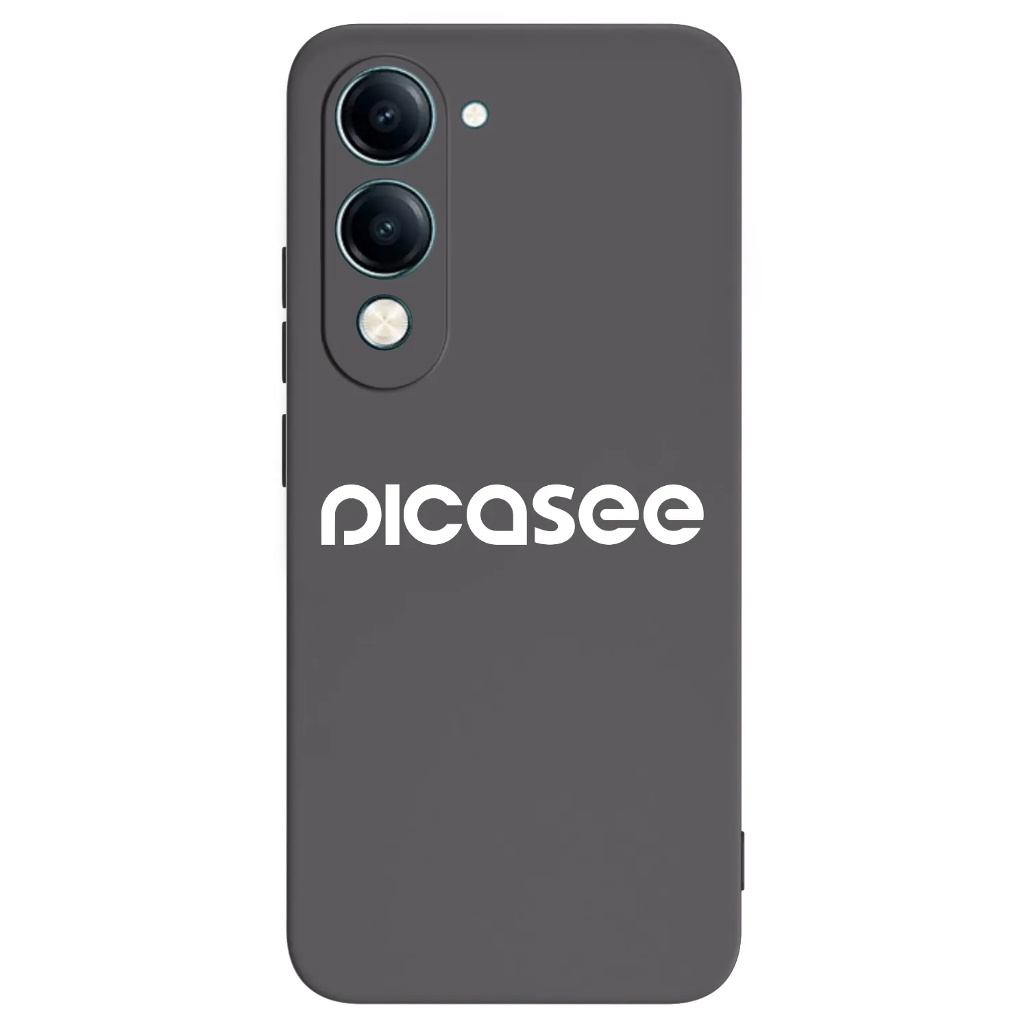 Picasee Μαύρη θήκη σιλικόνης για Vivo Y29s 5G - Picasee - new logo - white