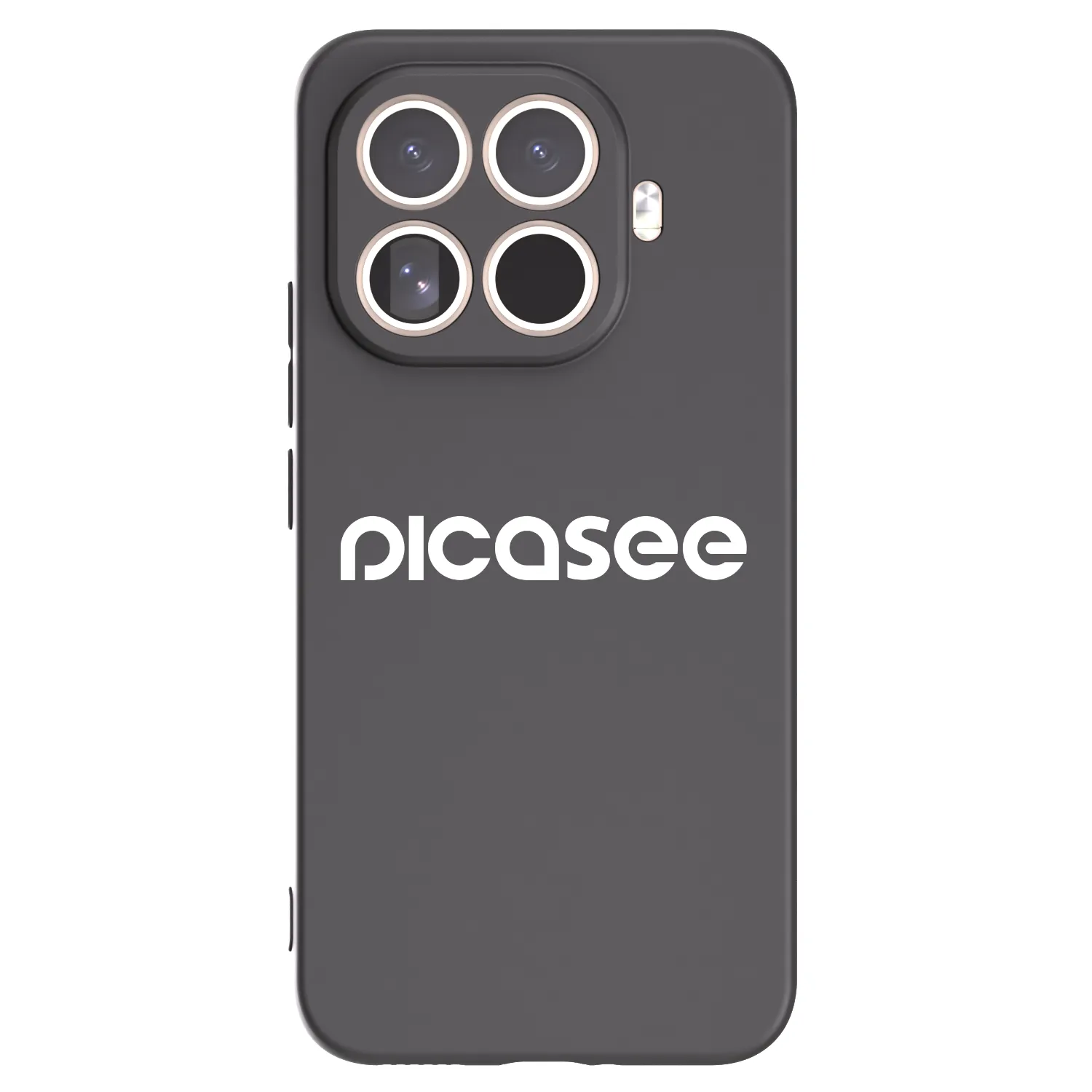 Picasee Μαύρη θήκη σιλικόνης για Xiaomi 15T Pro - Picasee - new logo - white