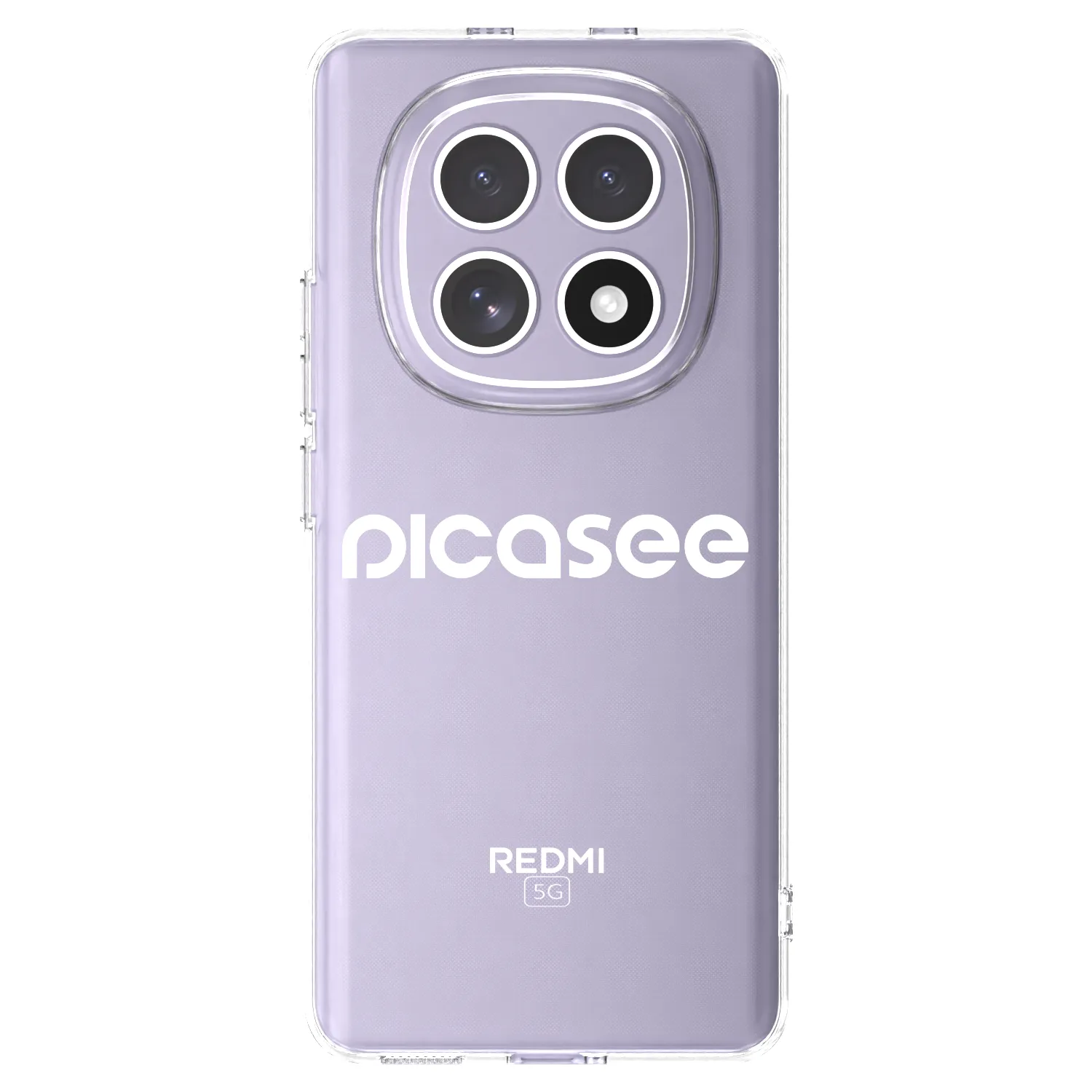 Picasee διαφανής θήκη σιλικόνης Xiaomi Redmi Note 15 - Picasee - new logo - white