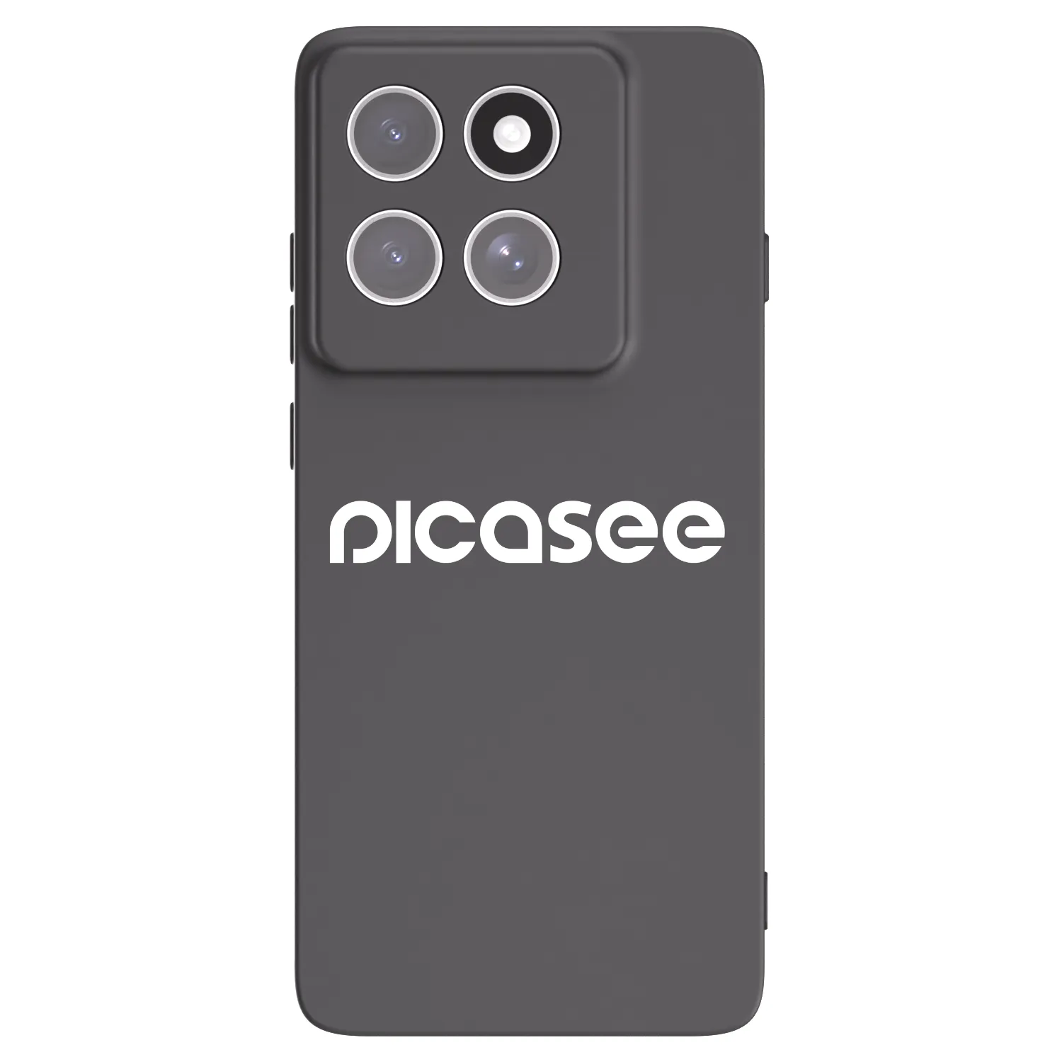 Picasee Μαύρη θήκη σιλικόνης για Motorola Edge 60 Fusion - Picasee - new logo - white