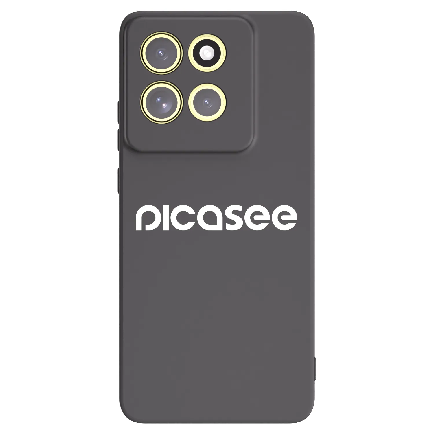 Picasee Μαύρη θήκη σιλικόνης για Motorola Moto G86 Power 5G - Picasee - new logo - white