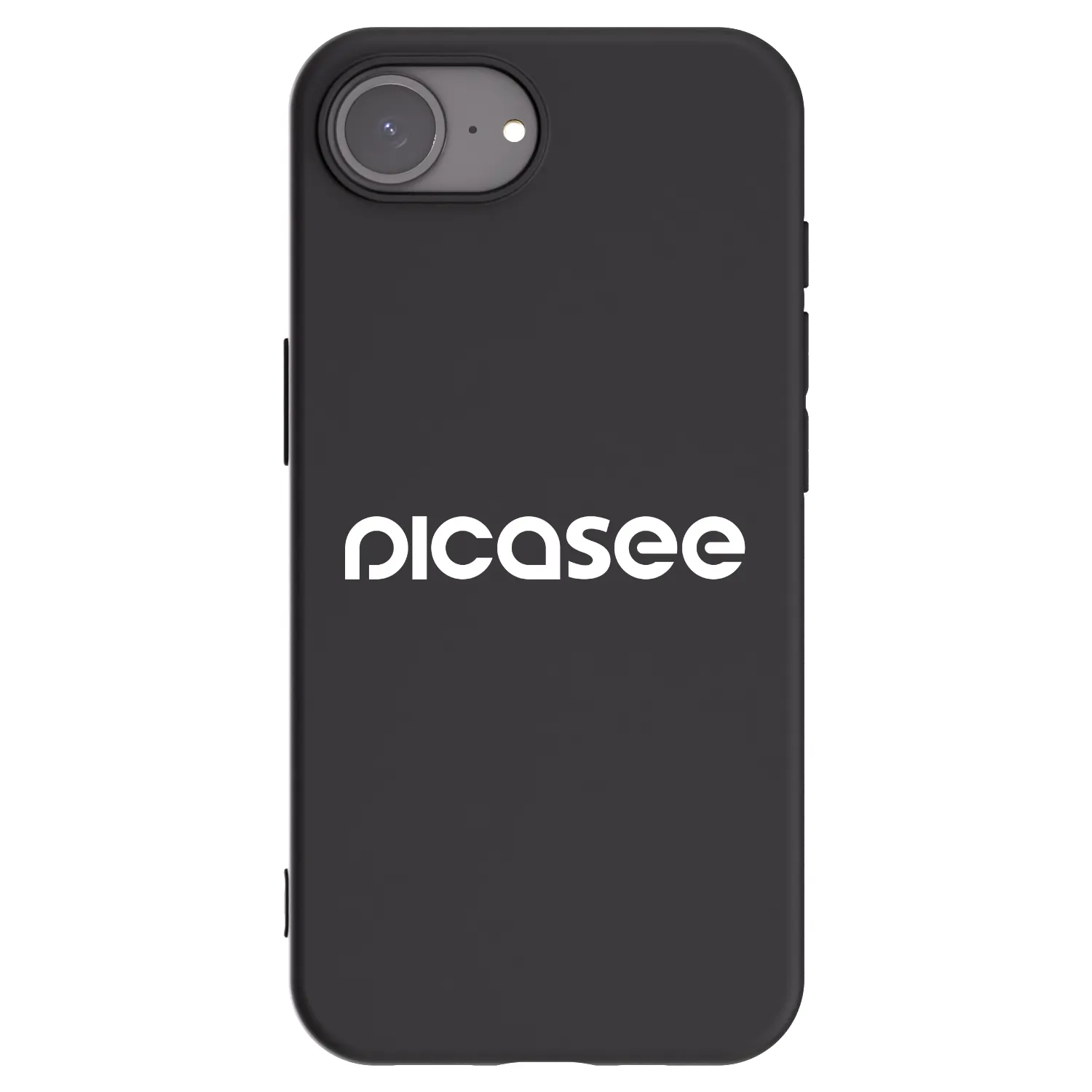 Picasee Μαύρη θήκη σιλικόνης για Apple iPhone 17e - Picasee - new logo - white