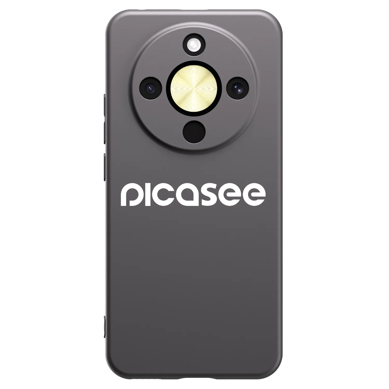 Picasee Μαύρη θήκη σιλικόνης για Honor Magic8 Lite 5G - Picasee - new logo - white