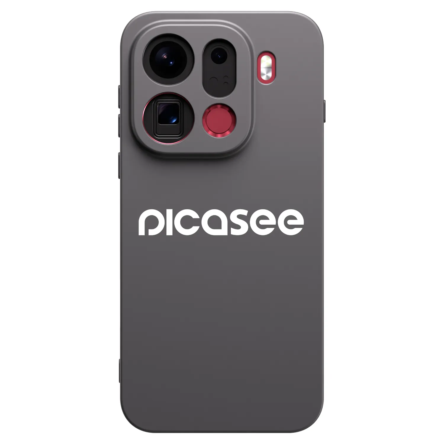 Picasee Μαύρη θήκη σιλικόνης για OPPO Find X9 Pro - Picasee - new logo - white