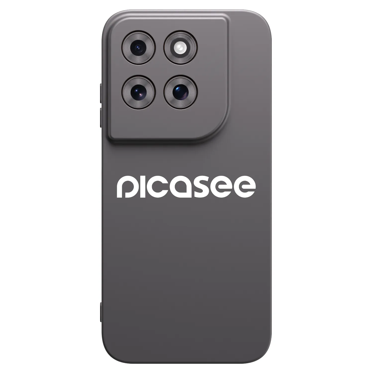 Picasee Μαύρη θήκη σιλικόνης για Motorola Moto G77 - Picasee - new logo - white