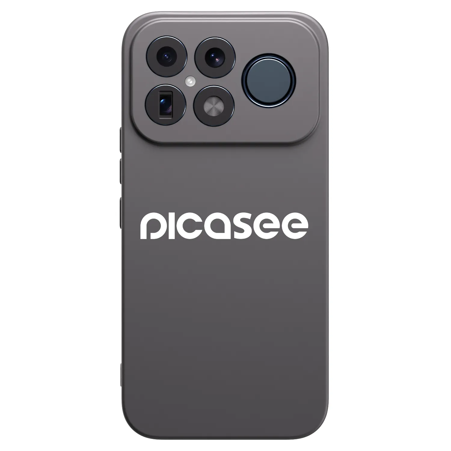 Picasee Μαύρη θήκη σιλικόνης για Xiaomi Poco F8 Ultra - Picasee - new logo - white