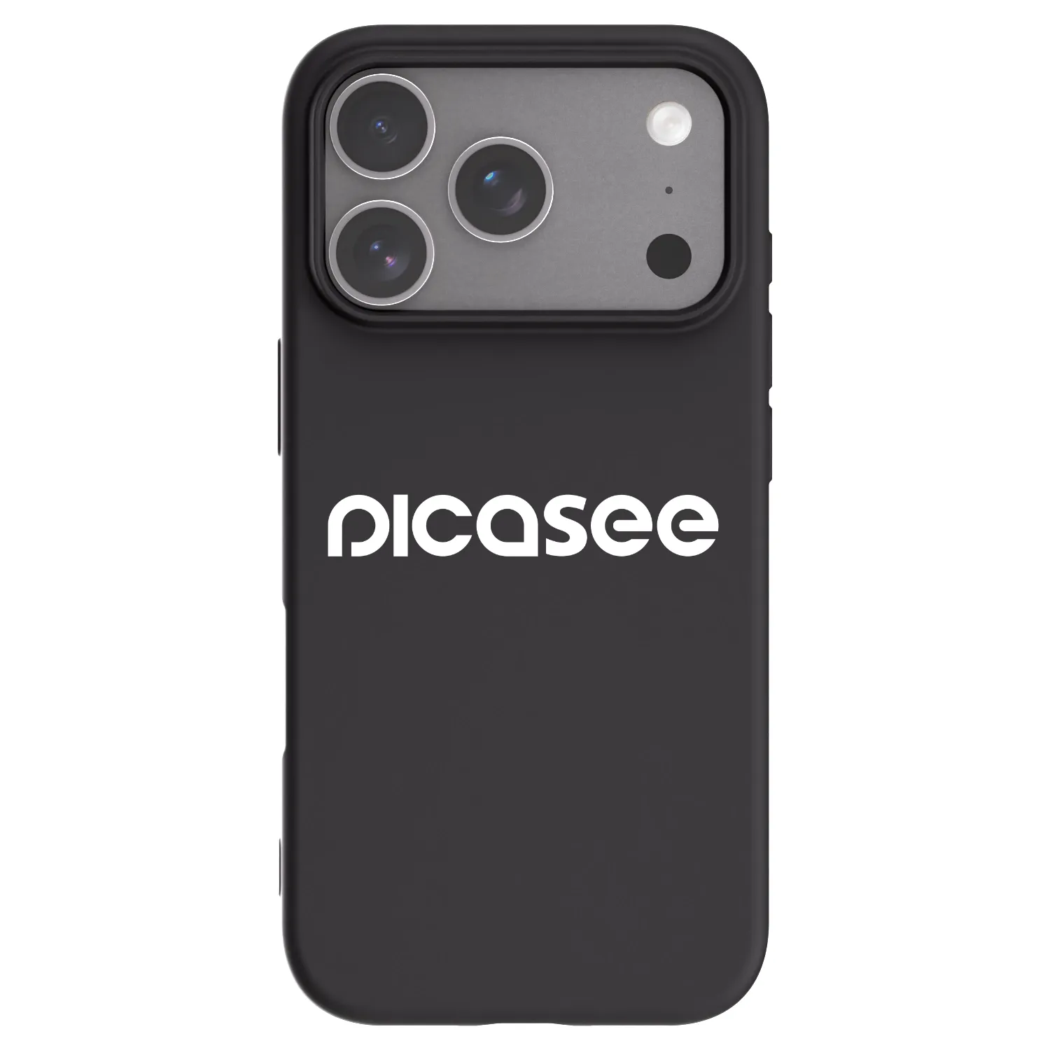 Picasee Μαύρη θήκη σιλικόνης για Apple iPhone 18 Pro - Picasee - new logo - white