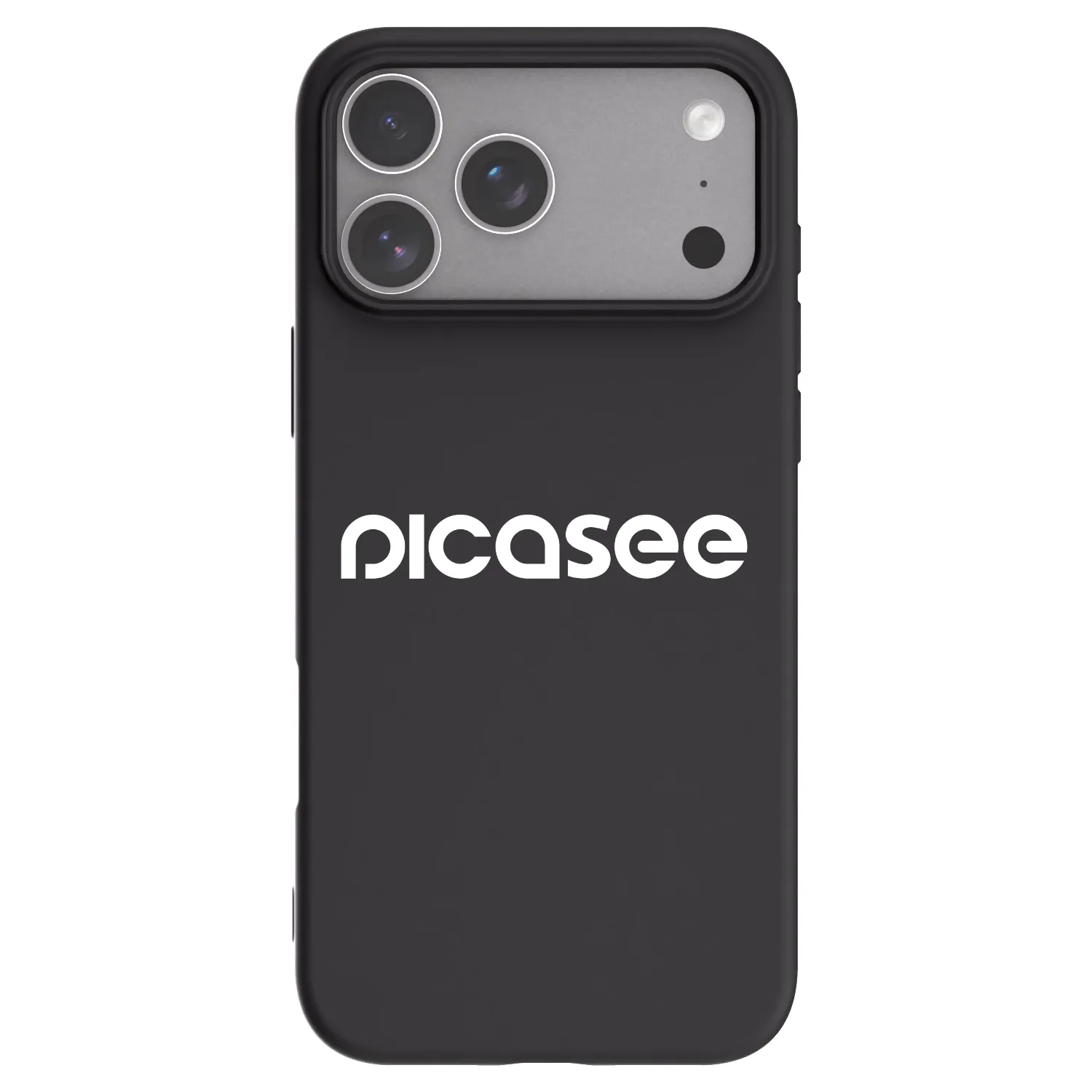 Picasee Μαύρη θήκη σιλικόνης για Apple iPhone 18 Pro Max - Picasee - new logo - white