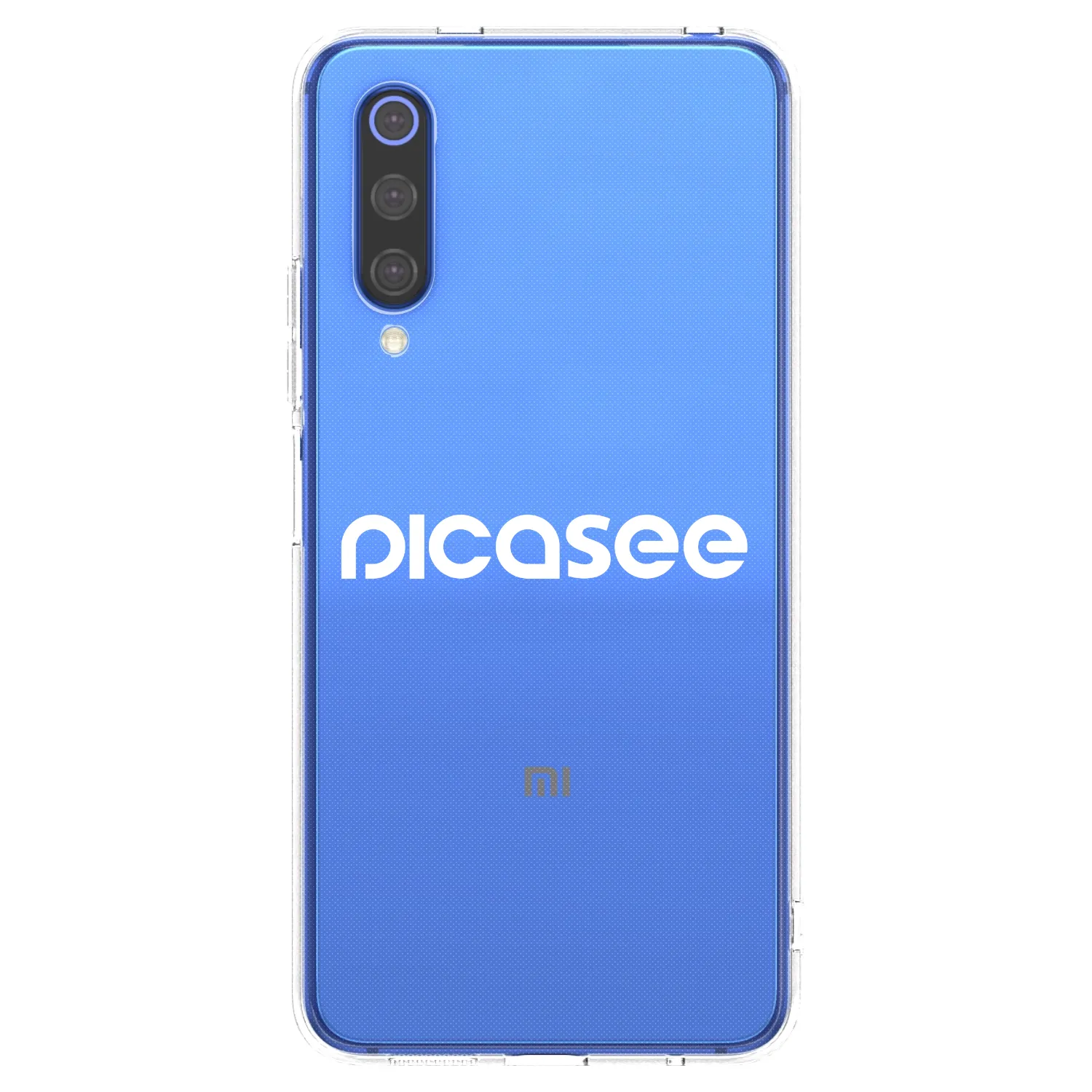 Picasee διαφανής θήκη σιλικόνης Xiaomi Mi 9 SE - Picasee - new logo - white
