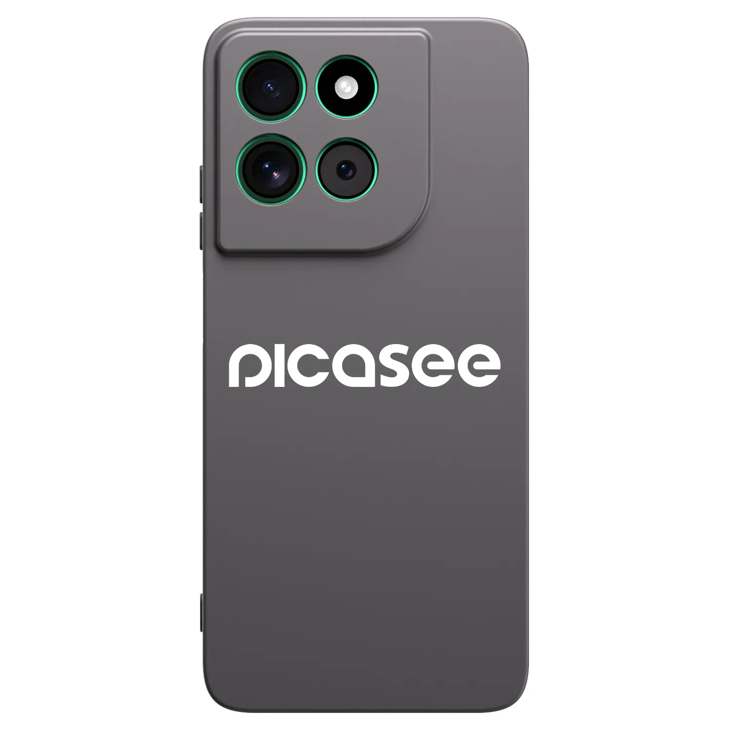 Picasee Μαύρη θήκη σιλικόνης για Motorola Moto G57 Power - Picasee - new logo - white