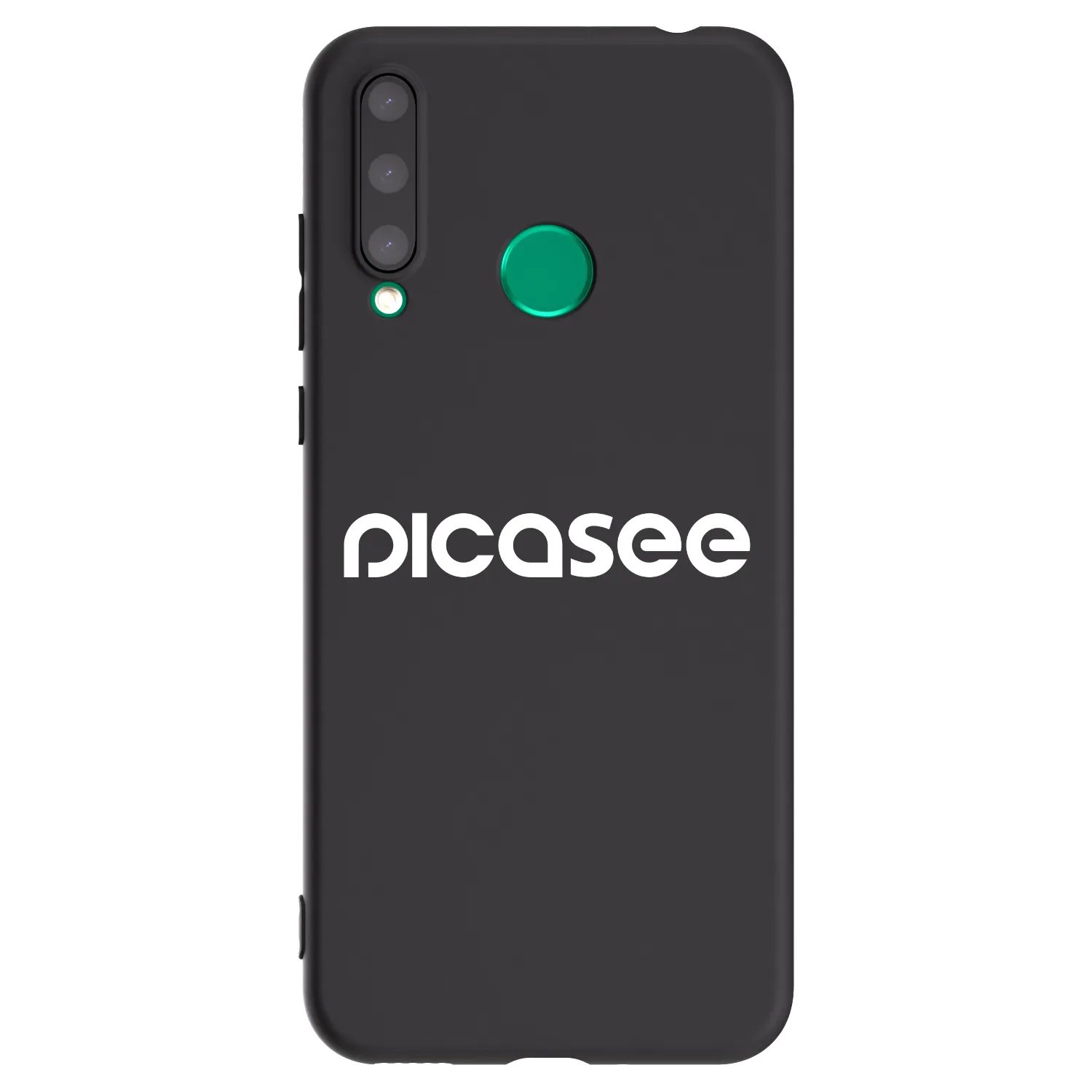 Picasee Μαύρη θήκη σιλικόνης για Honor 20 Lite - Picasee - new logo - white