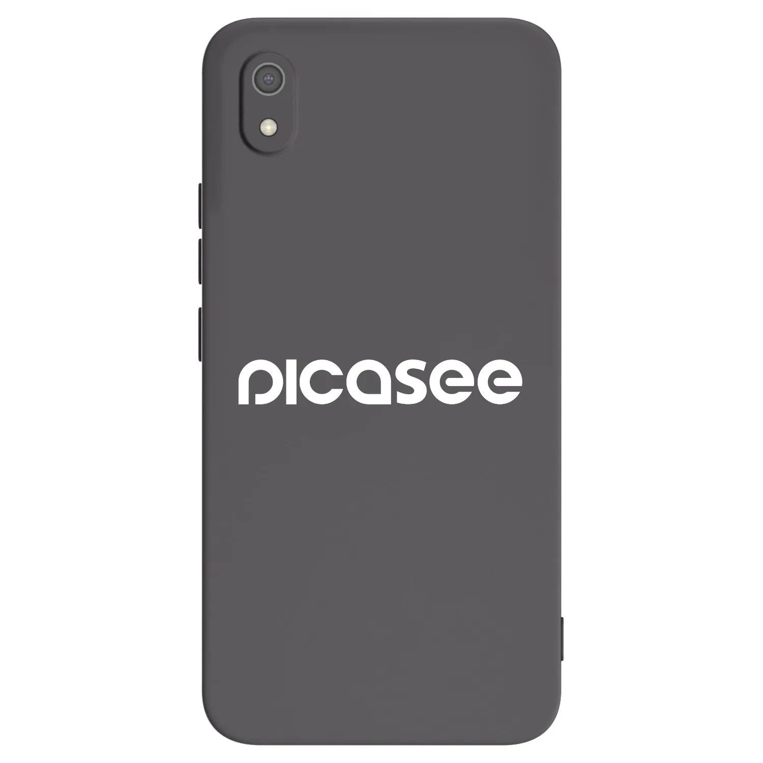 Picasee Μαύρη θήκη σιλικόνης για Xiaomi Redmi 7A - Picasee - new logo - white