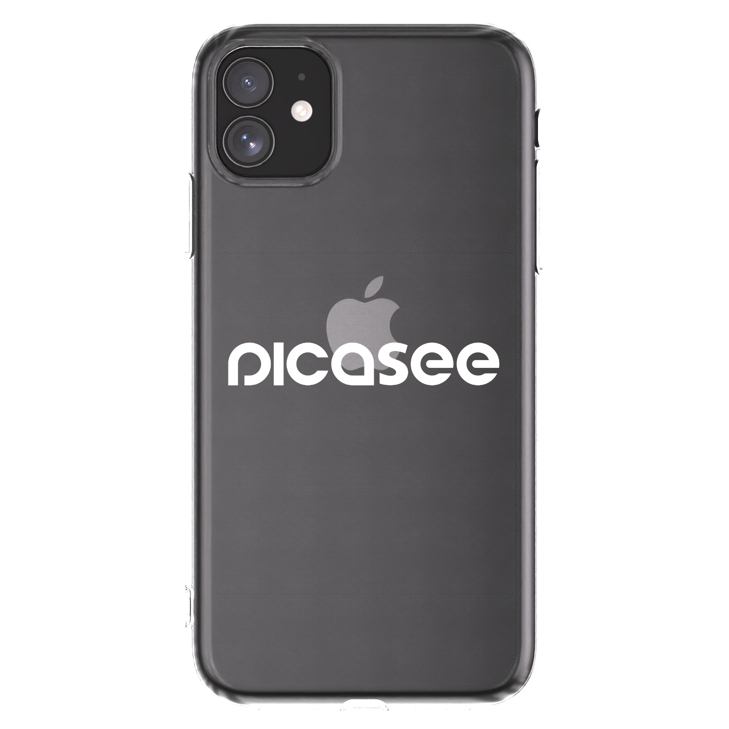 Picasee διαφανής θήκη σιλικόνης Apple iPhone 11 - Picasee - new logo - white