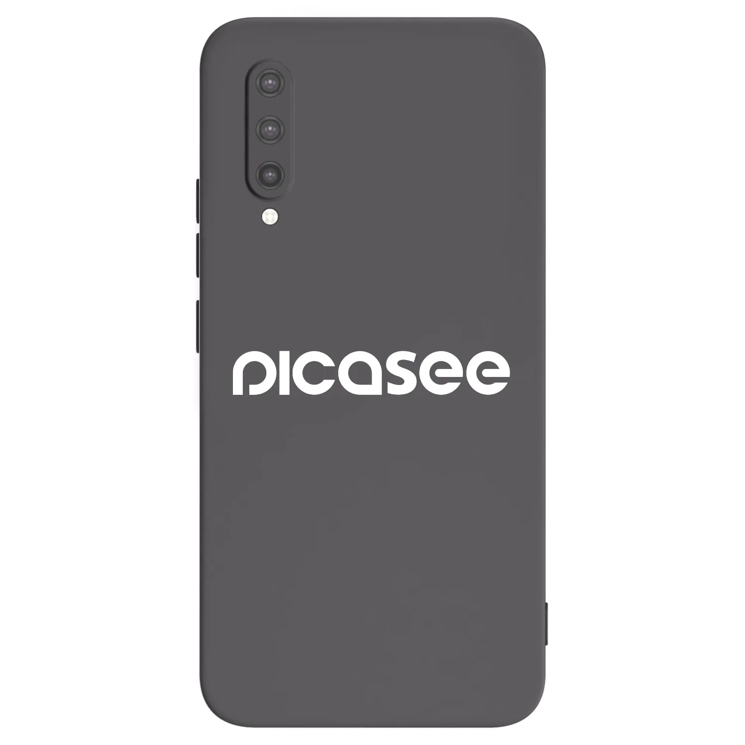 Picasee Μαύρη θήκη σιλικόνης για Xiaomi Mi 9 Lite - Picasee - new logo - white