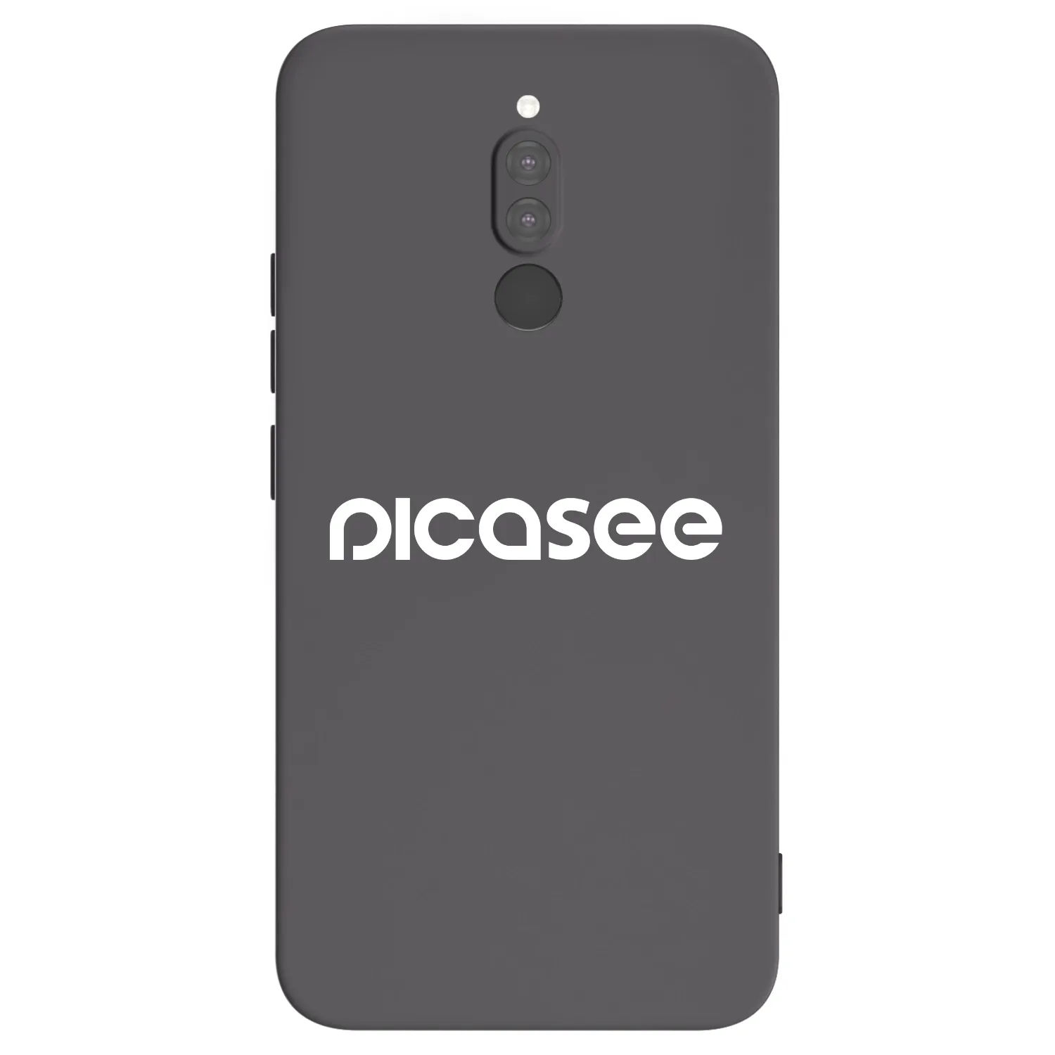 Picasee Μαύρη θήκη σιλικόνης για Xiaomi Redmi 8 - Picasee - new logo - white