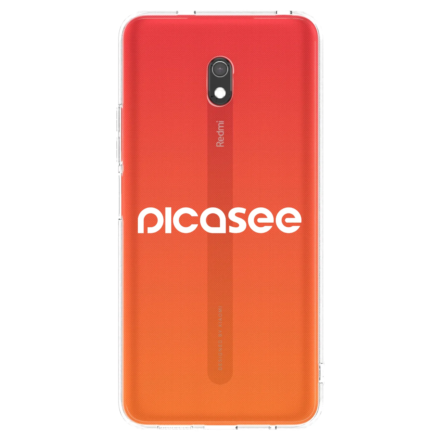 Picasee διαφανής θήκη σιλικόνης Xiaomi Redmi 8A - Picasee - new logo - white