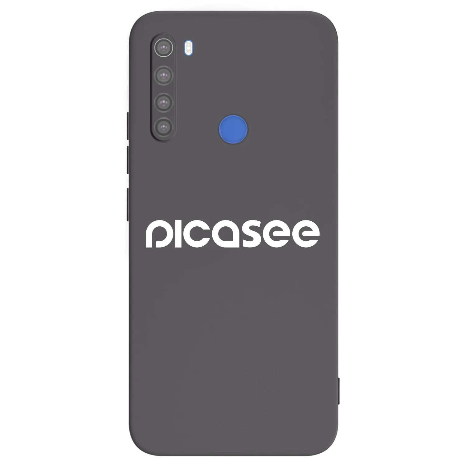 Picasee Μαύρη θήκη σιλικόνης για Xiaomi Redmi Note 8T - Picasee - new logo - white