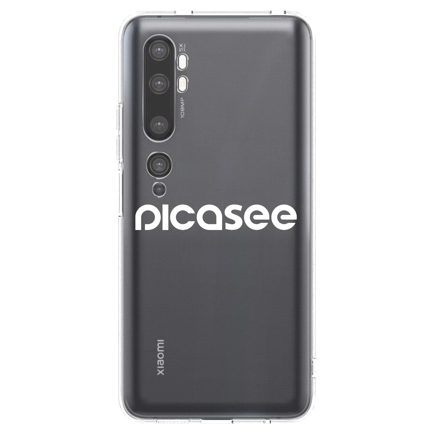 Picasee διαφανής θήκη σιλικόνης Xiaomi Mi Note 10 (Pro) - Picasee - new logo - white