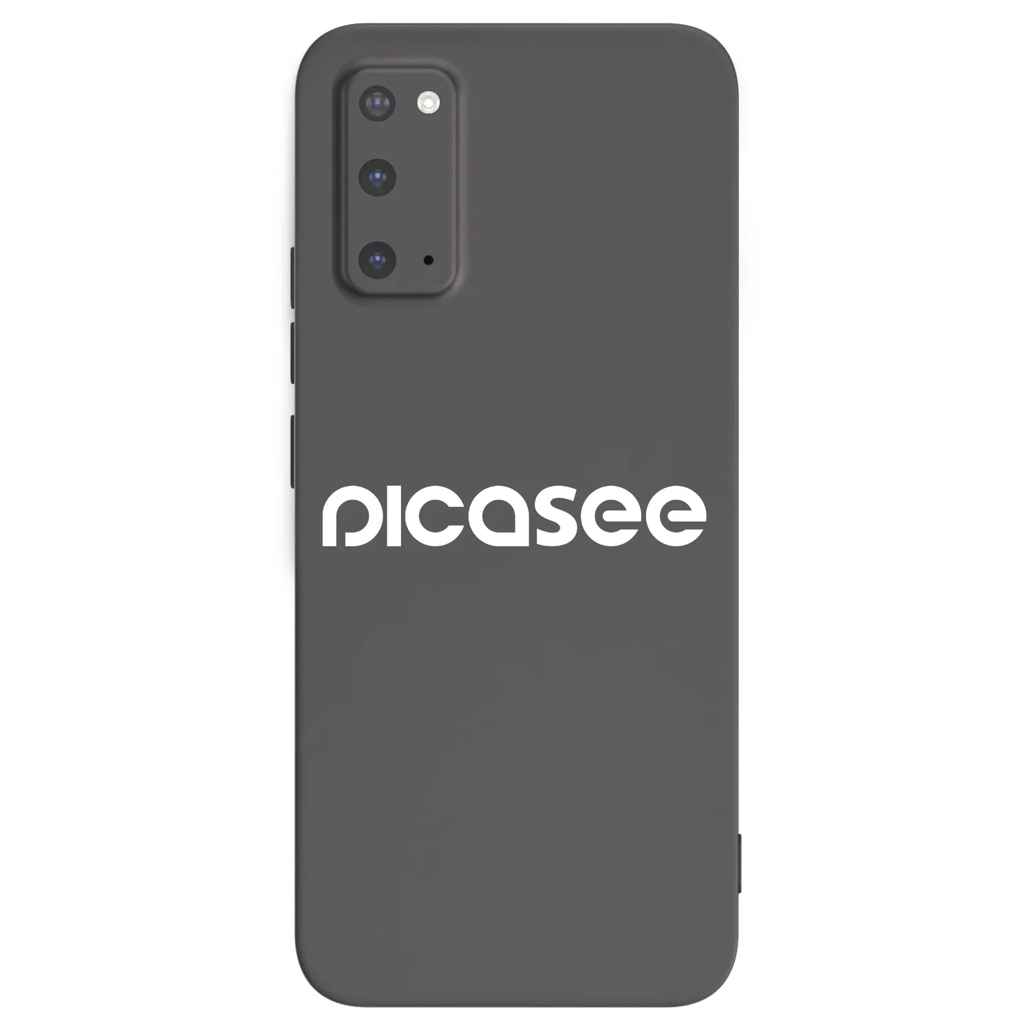 Picasee Μαύρη θήκη σιλικόνης για Samsung Galaxy S20 G980F - Picasee - new logo - white