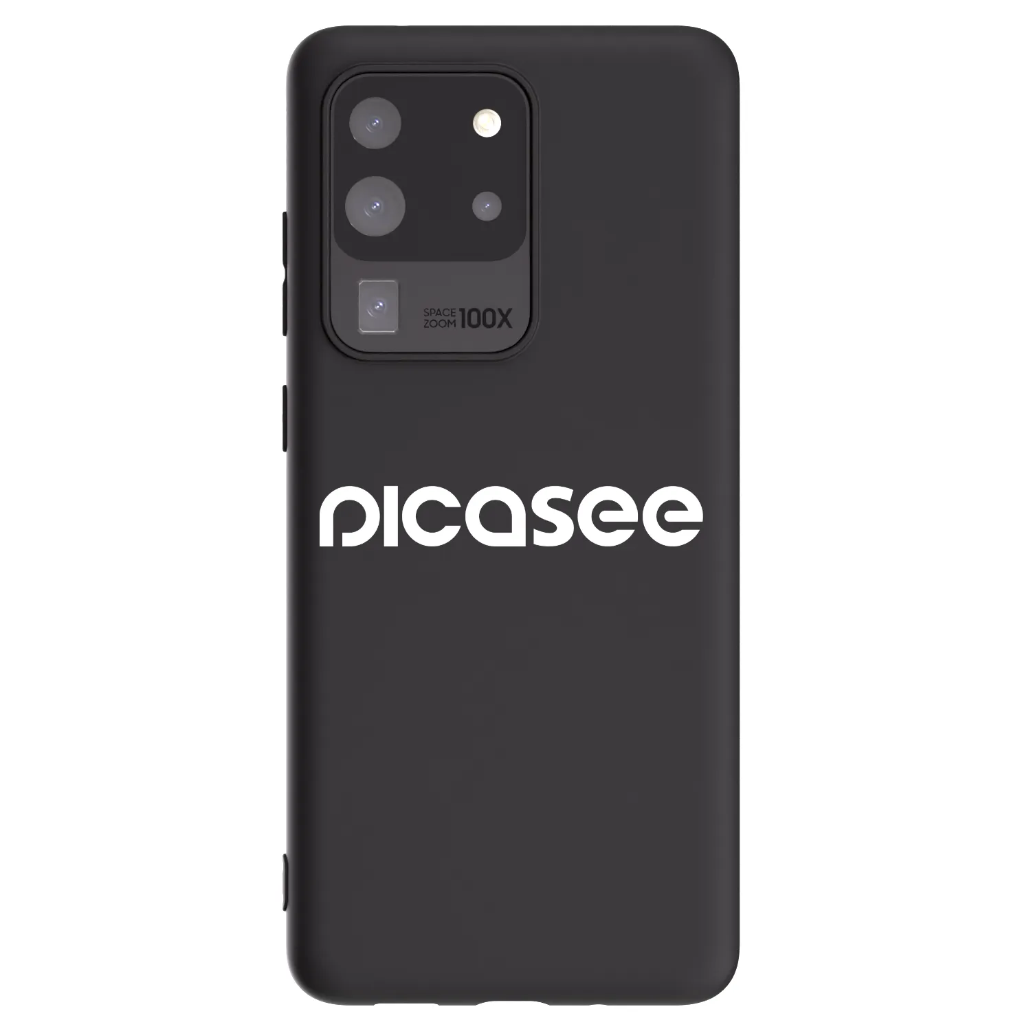 Picasee Μαύρη θήκη σιλικόνης για Samsung Galaxy S20 Ultra 5G G988F - Picasee - new logo - white