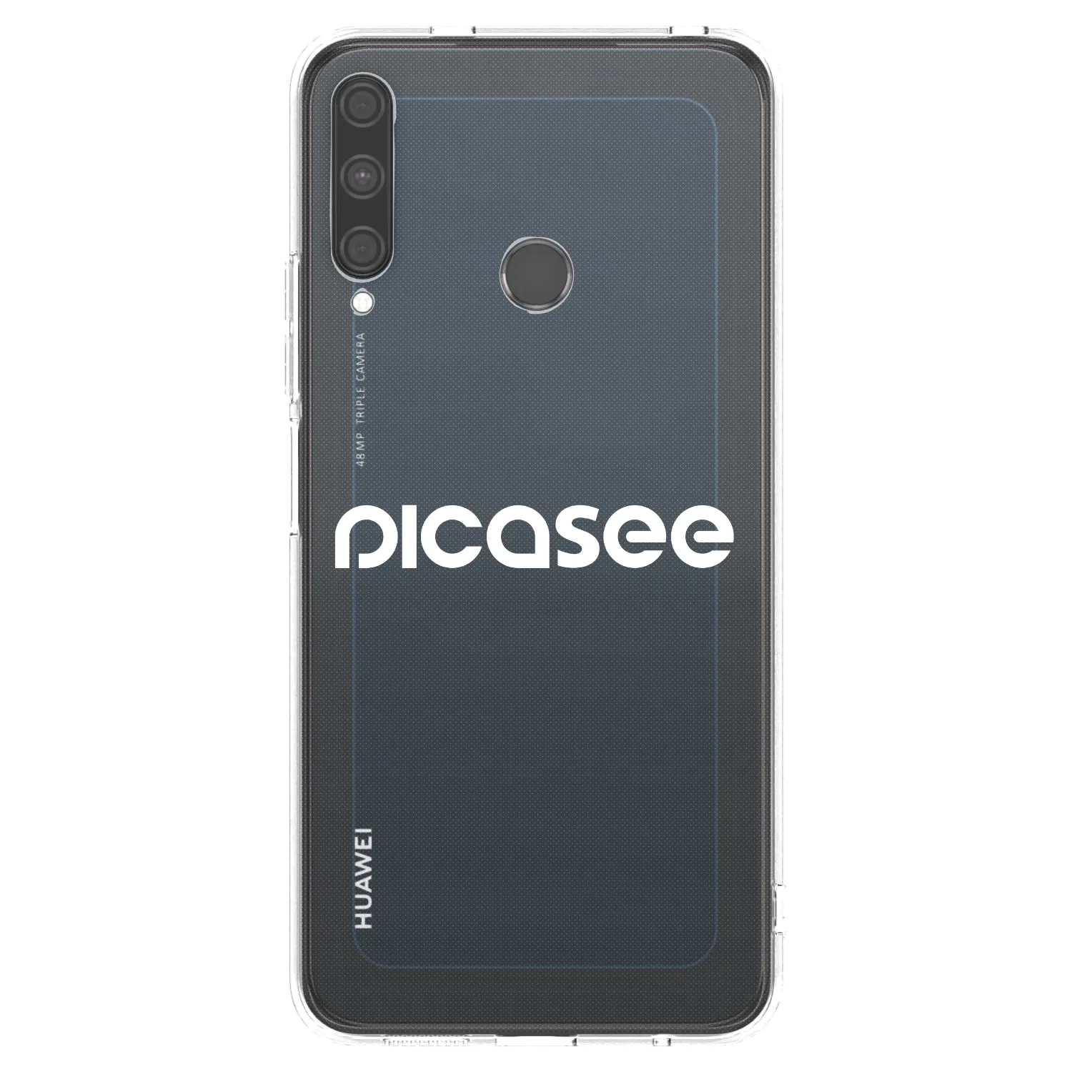 Picasee διαφανής θήκη σιλικόνης Huawei P40 Lite E - Picasee - new logo - white