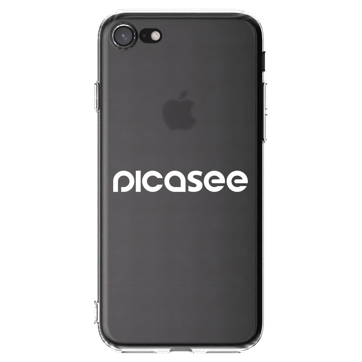 Picasee διαφανής θήκη σιλικόνης Apple iPhone SE 2020 - Picasee - new logo - white
