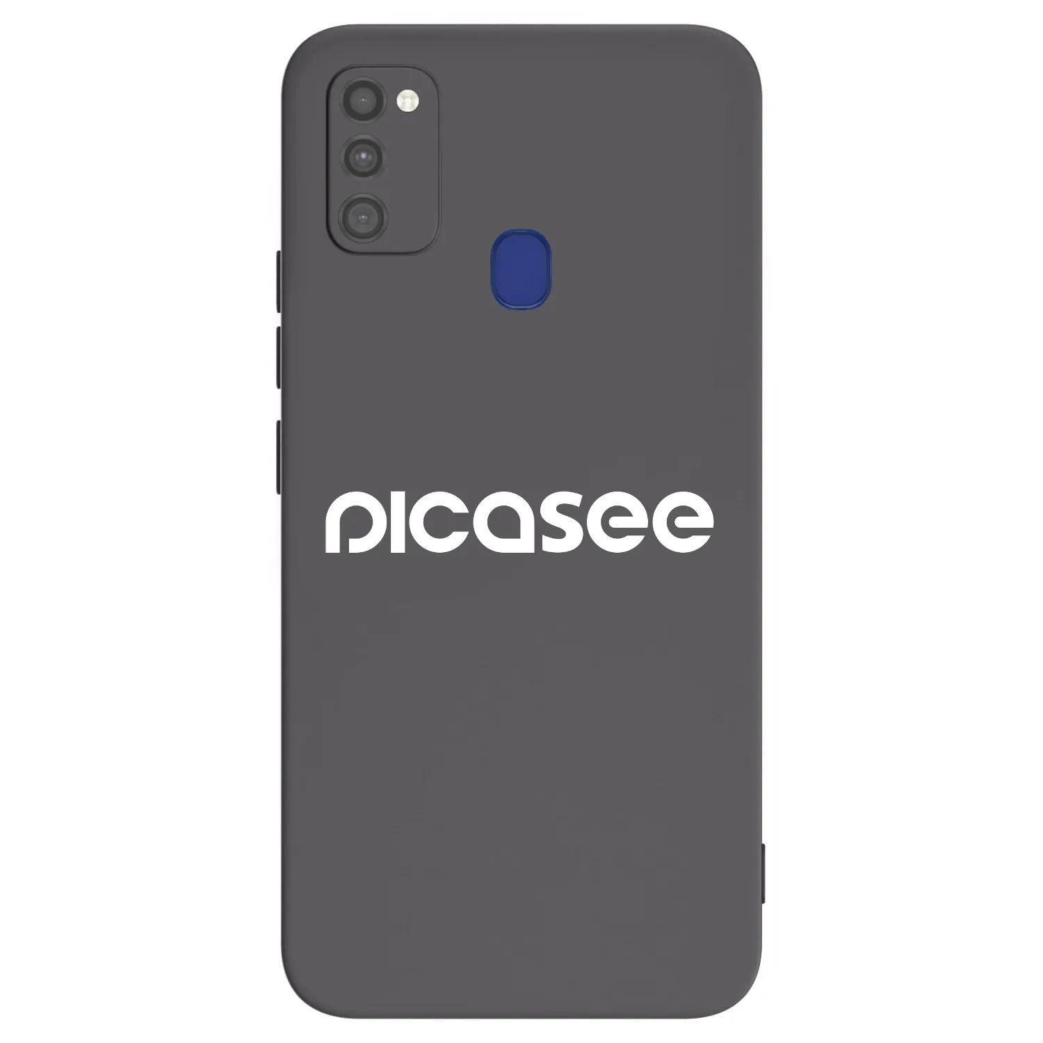 Picasee Μαύρη θήκη σιλικόνης για Samsung Galaxy M21 M215F - Picasee - new logo - white